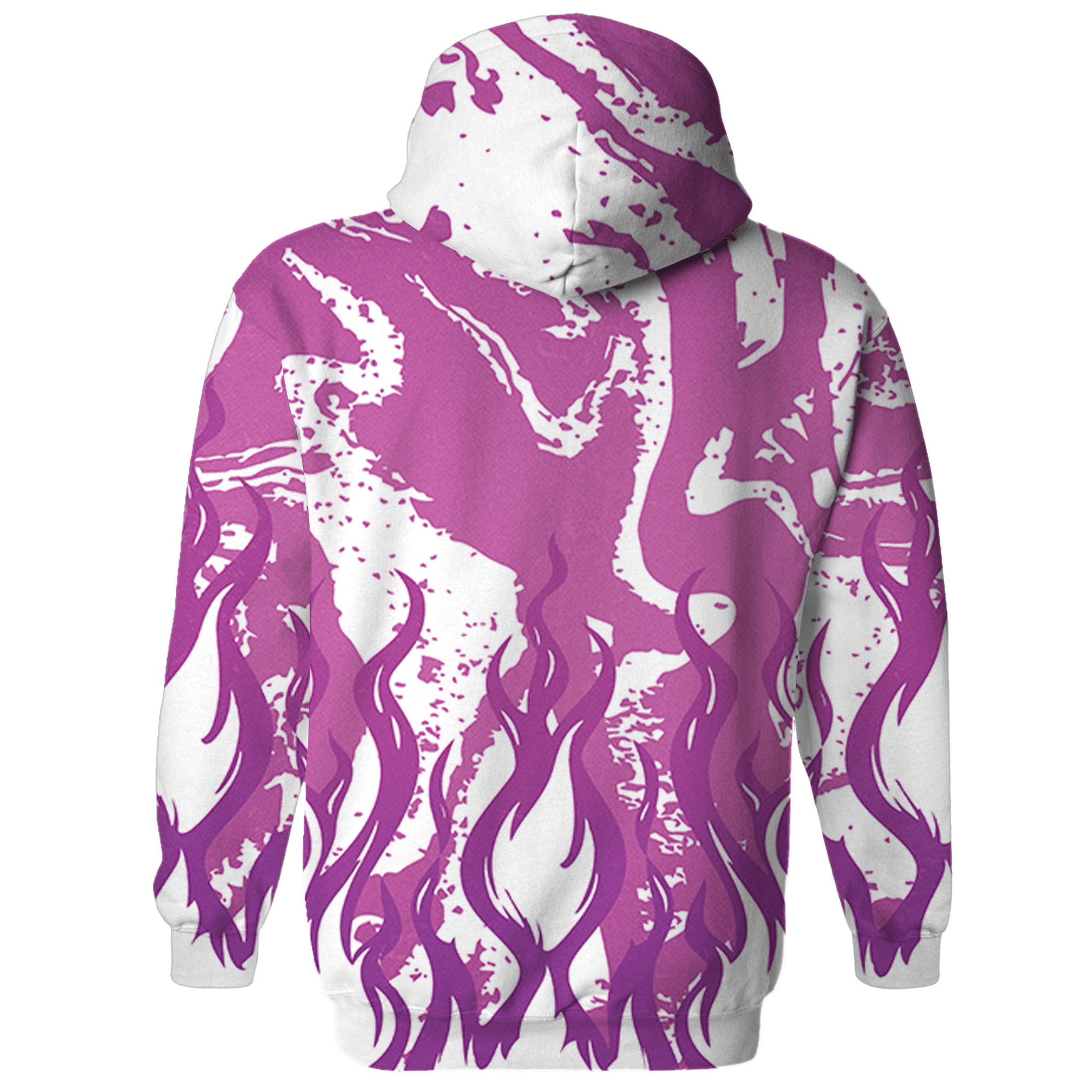 GS Hyper Violet 4s Hoodie Match BER Burn Fear 3D All-Over Print - NastyJamz
