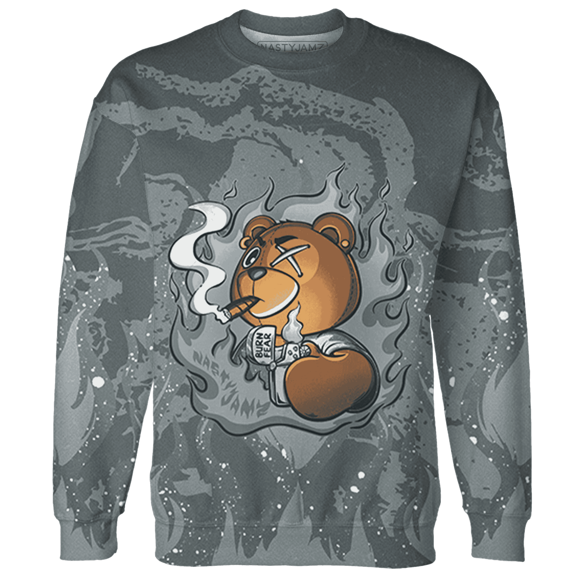 Paris Olympicsss 4s Sweatshirt Match BER Burn Fear 3D All-Over Print - NastyJamz