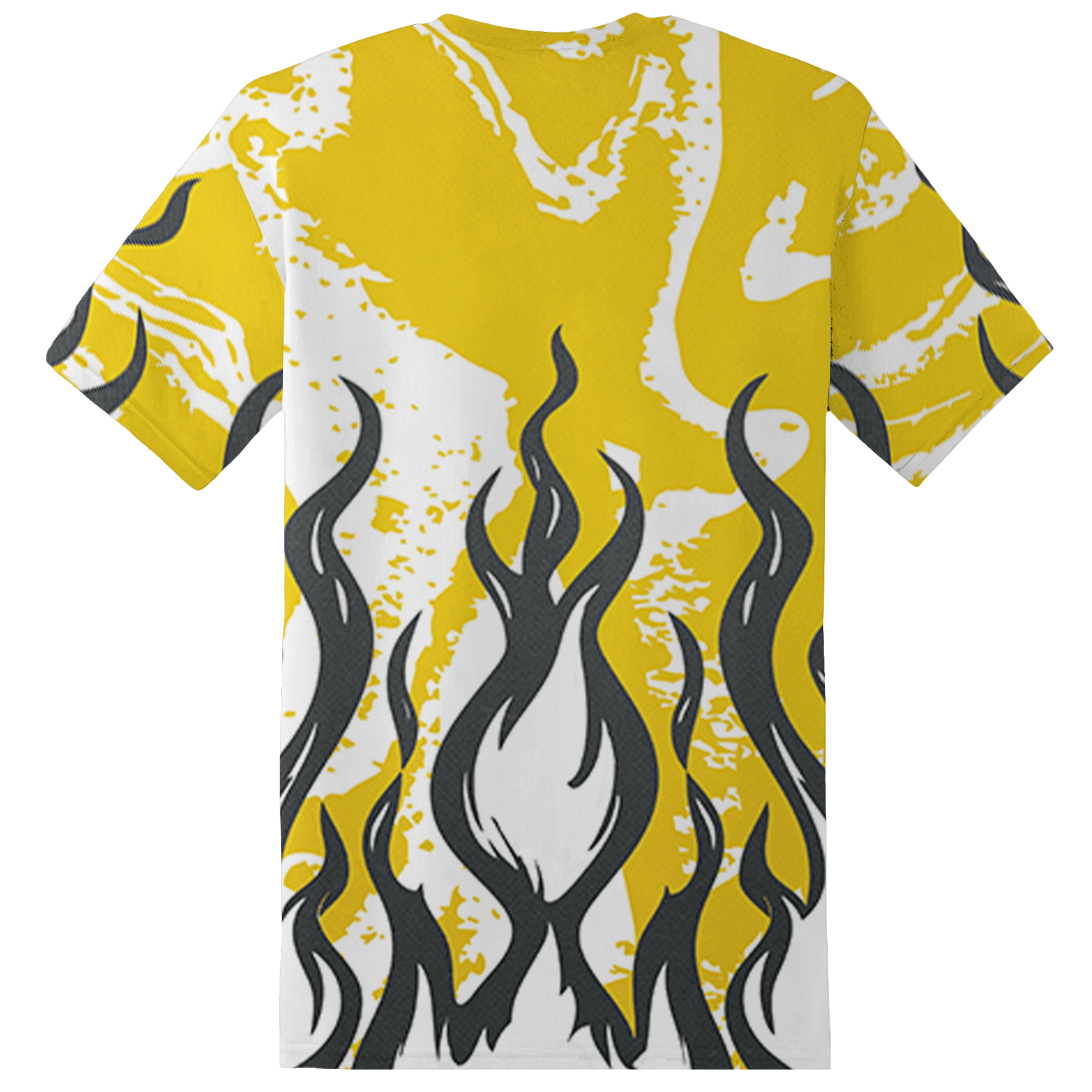 Vivid Sulfur 4s T Shirt Match BER Burn Fear 3D All-Over Print - NastyJamz