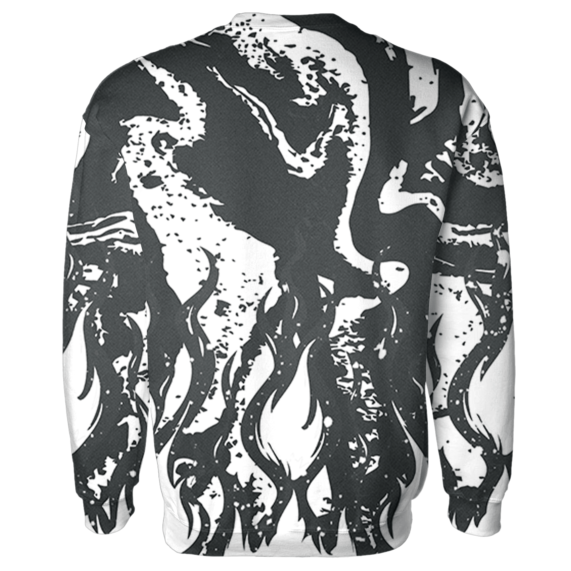 Reverse Oreo 6s Sweatshirt Match BER Burn Fear 3D All-Over Print - NastyJamz