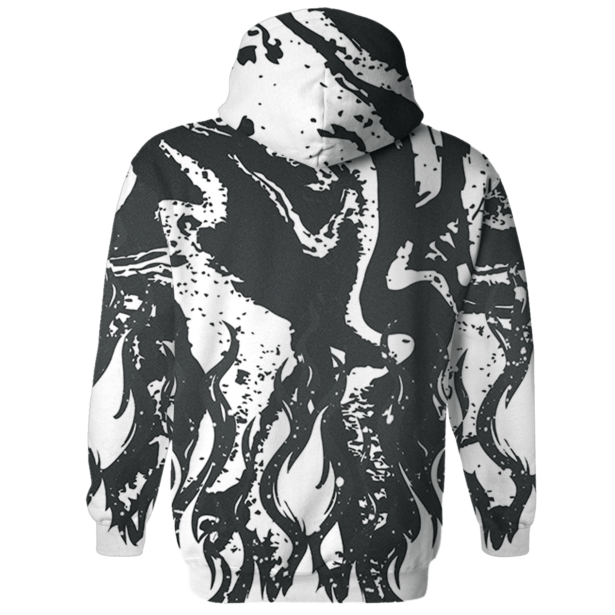 Reverse Oreo 6s Hoodie Match BER Burn Fear 3D All-Over Print - NastyJamz