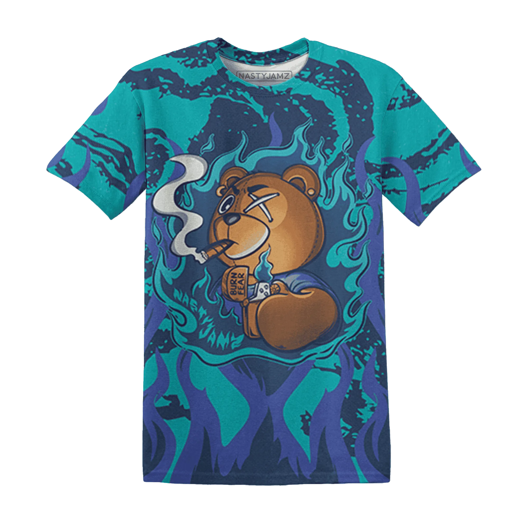 AM-Plus-Drift-Midnight-Navy-Total-Orange-Dusty-Cactus-T-Shirt-Match-BER-Burn-Fear-3D