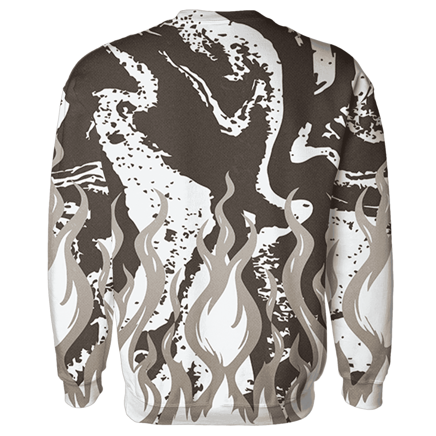 Dunk Low Baroque Brown Sweatshirt Match BER Burn Fear 3D All-Over Print - NastyJamz