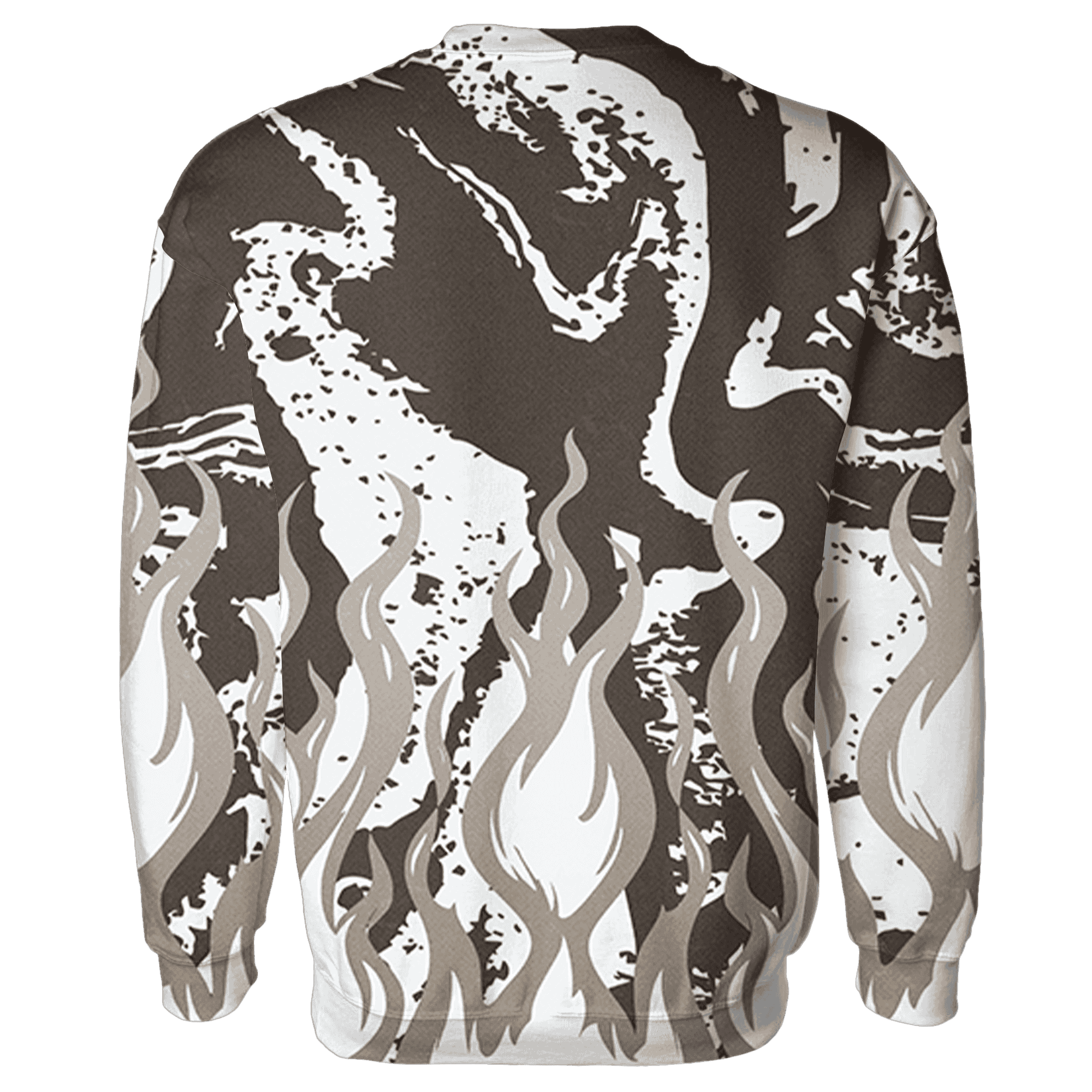 Dunk Low Baroque Brown Sweatshirt Match BER Burn Fear 3D All-Over Print - NastyJamz