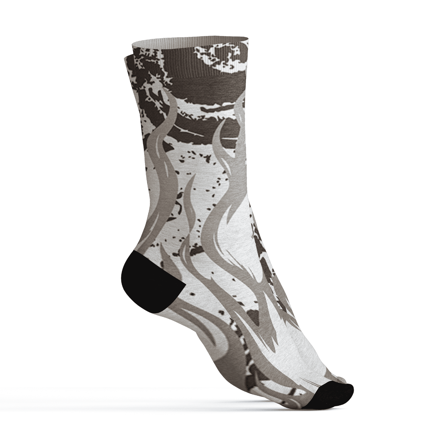 Dunk Low Baroque Brown Socks Match BER Burn Fear 3D All-Over Print - NastyJamz