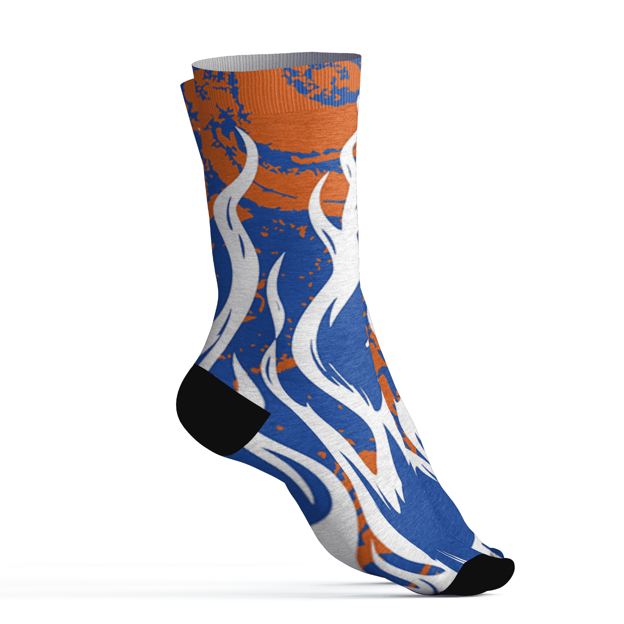 Dunk Low Knicks Socks Match BER Burn Fear 3D All-Over Print - NastyJamz