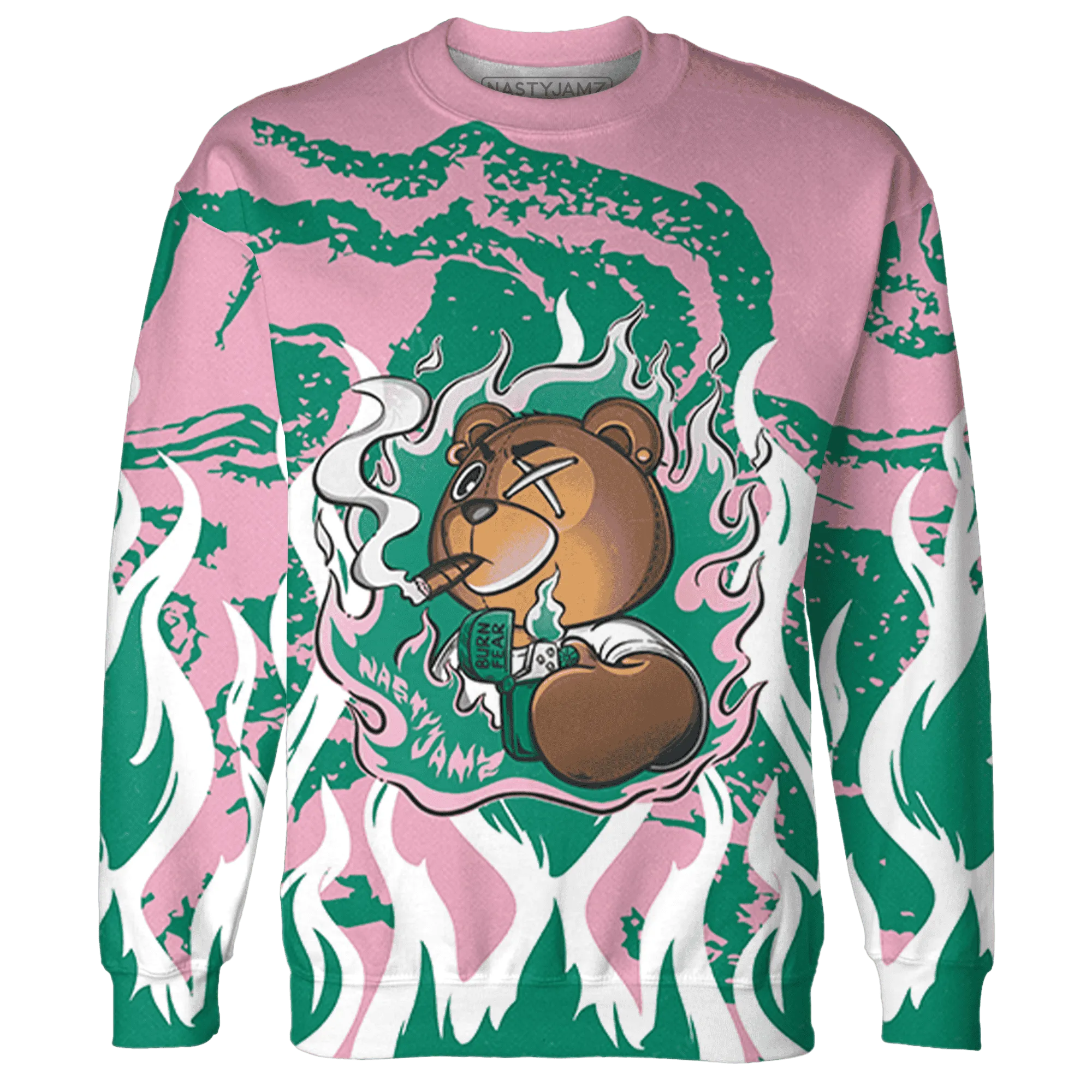 Dunk-Pink-Malachite-Medium-Soft-Low-Sail-Sweatshirt-Match-BER-Burn-Fear-3D