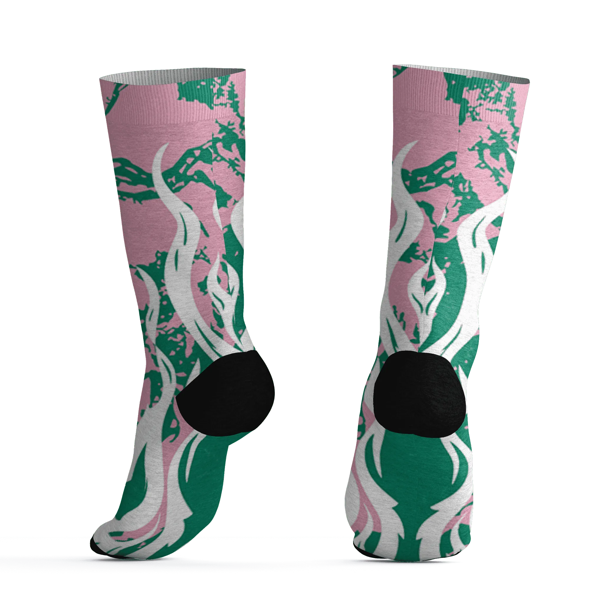 Dunk-Pink-Malachite-Medium-Soft-Low-Sail-Socks-Match-BER-Burn-Fear-3D