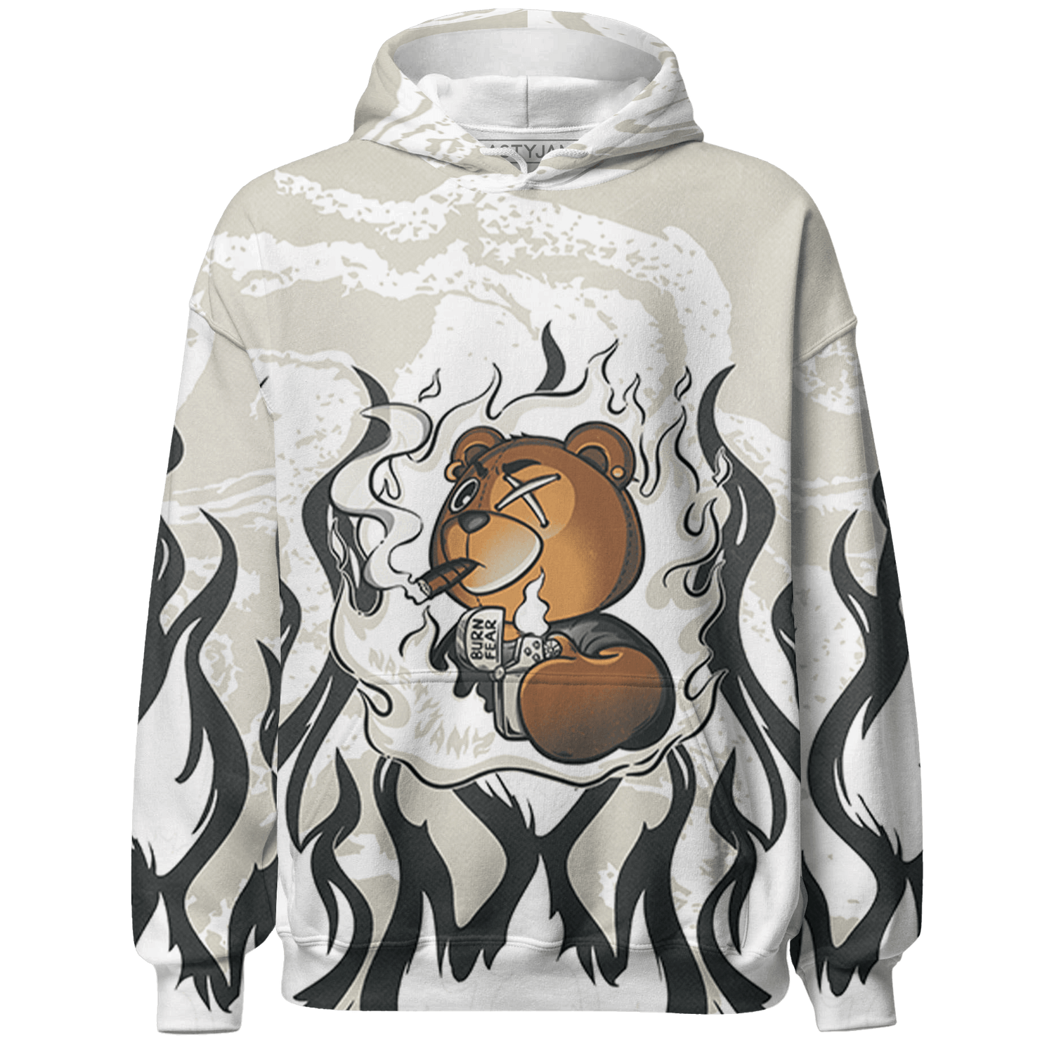 Gratitude 11s Hoodie Match BER Burn Fear 3D All-Over Print - NastyJamz