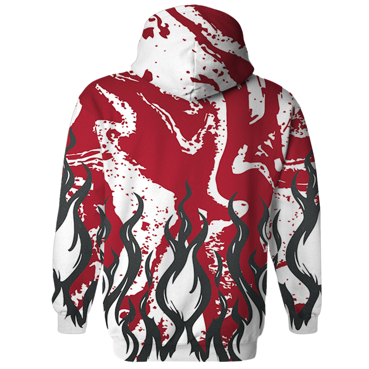 Cherry 12s Hoodie Match BER Burn Fear 3D All-Over Print - NastyJamz