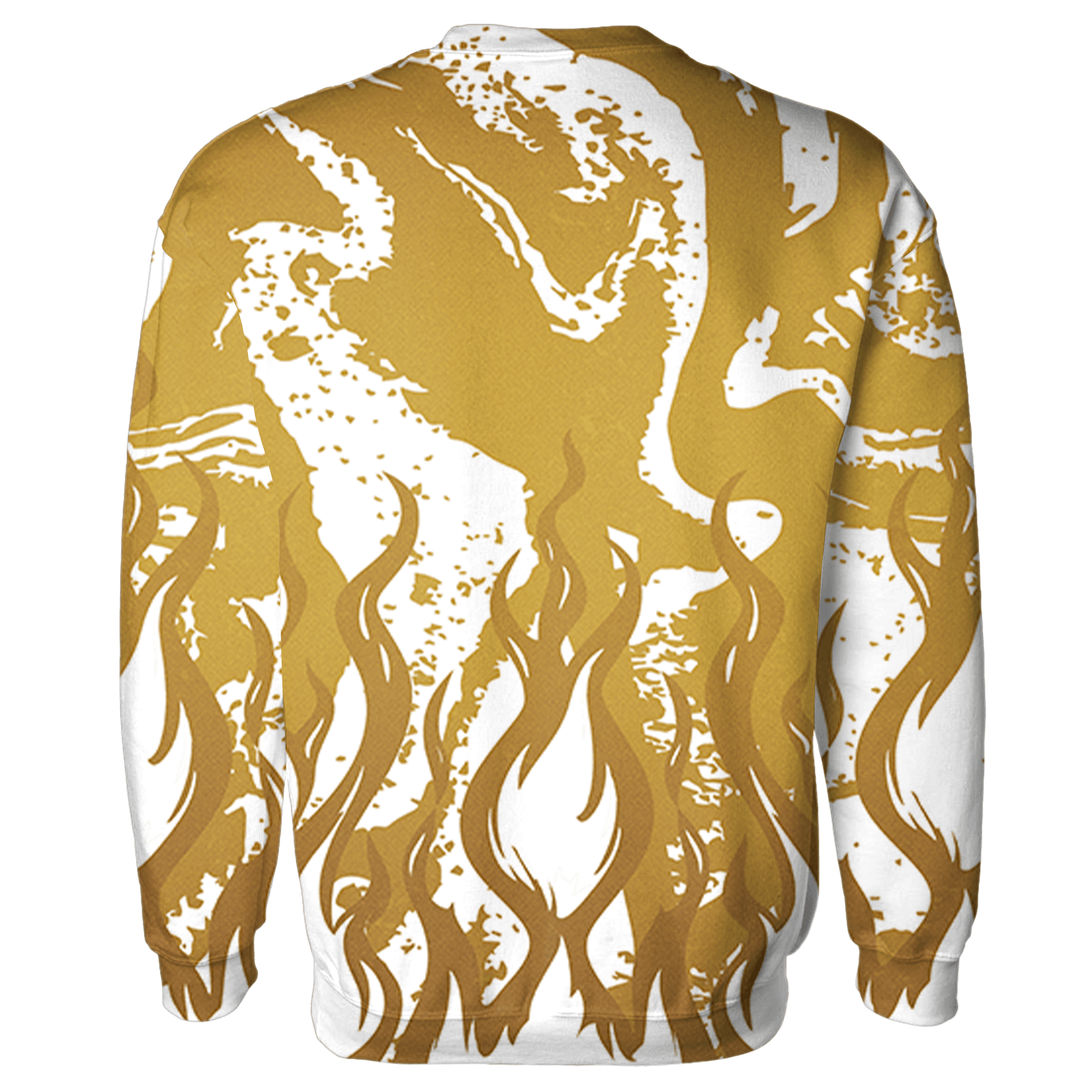 Wheat 13s Sweatshirt Match BER Burn Fear 3D All-Over Print - NastyJamz