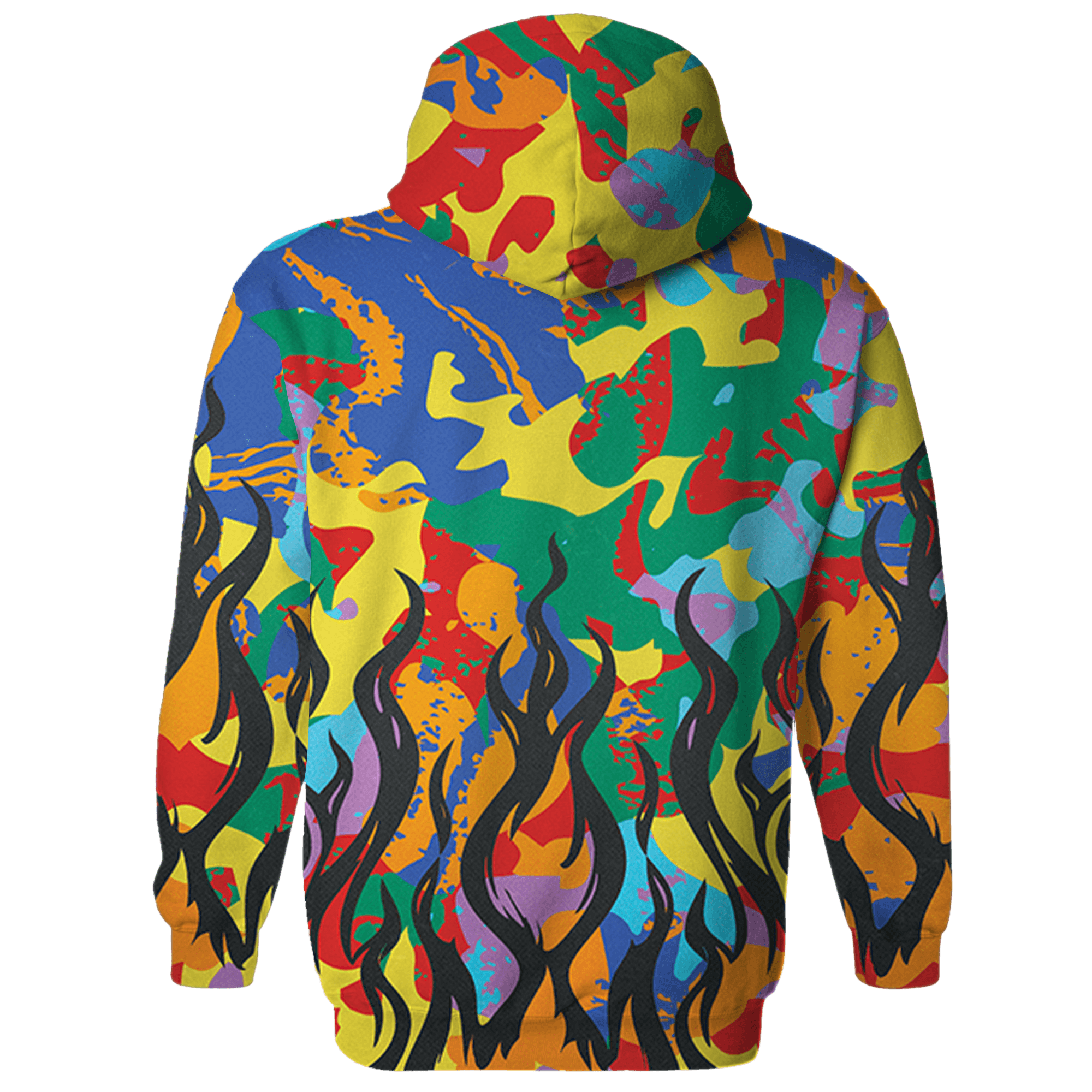 Mid GS Six Championships 1s Hoodie Match BER Burn Fear 3D All-Over Print - NastyJamz