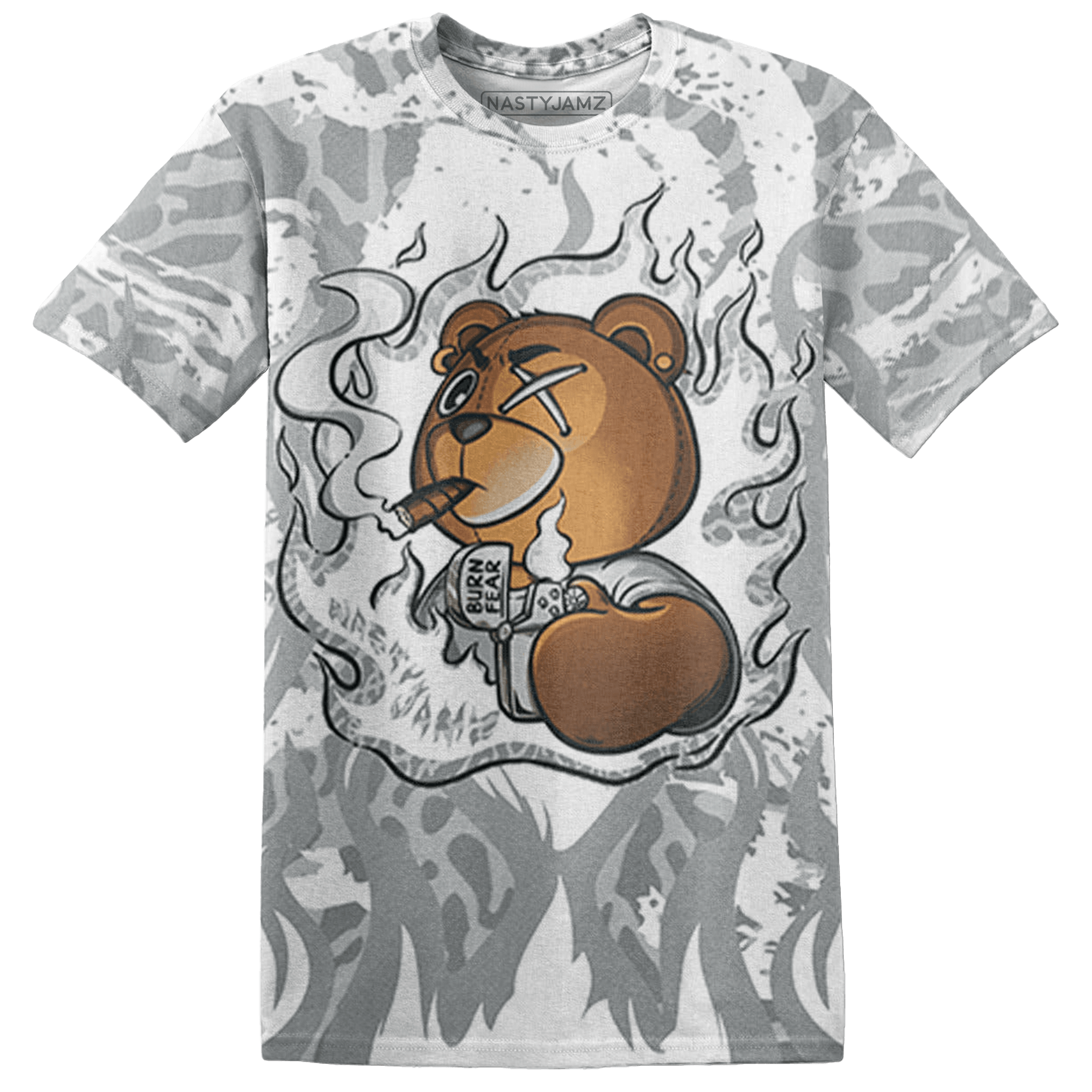 Craft Ivory 3s T Shirt Match BER Burn Fear 3D All-Over Print - NastyJamz