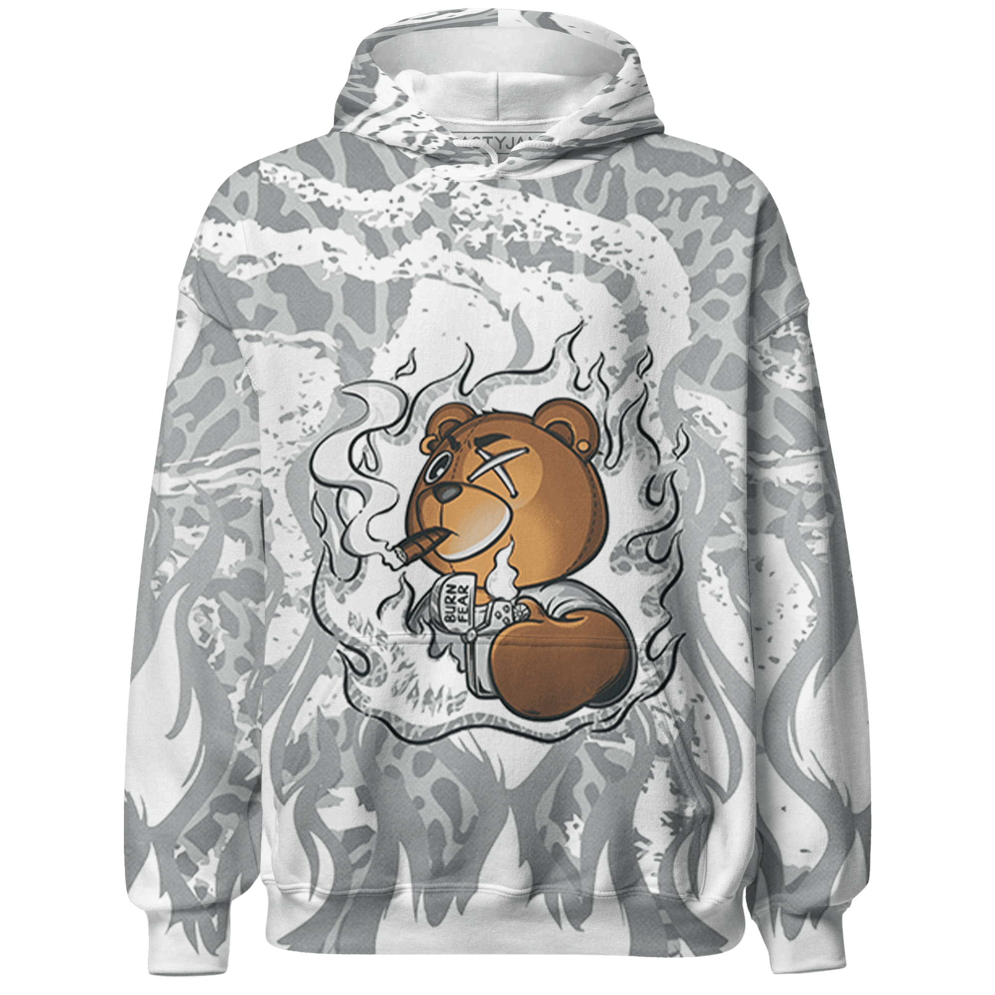 Craft Ivory 3s Hoodie Match BER Burn Fear 3D All-Over Print - NastyJamz
