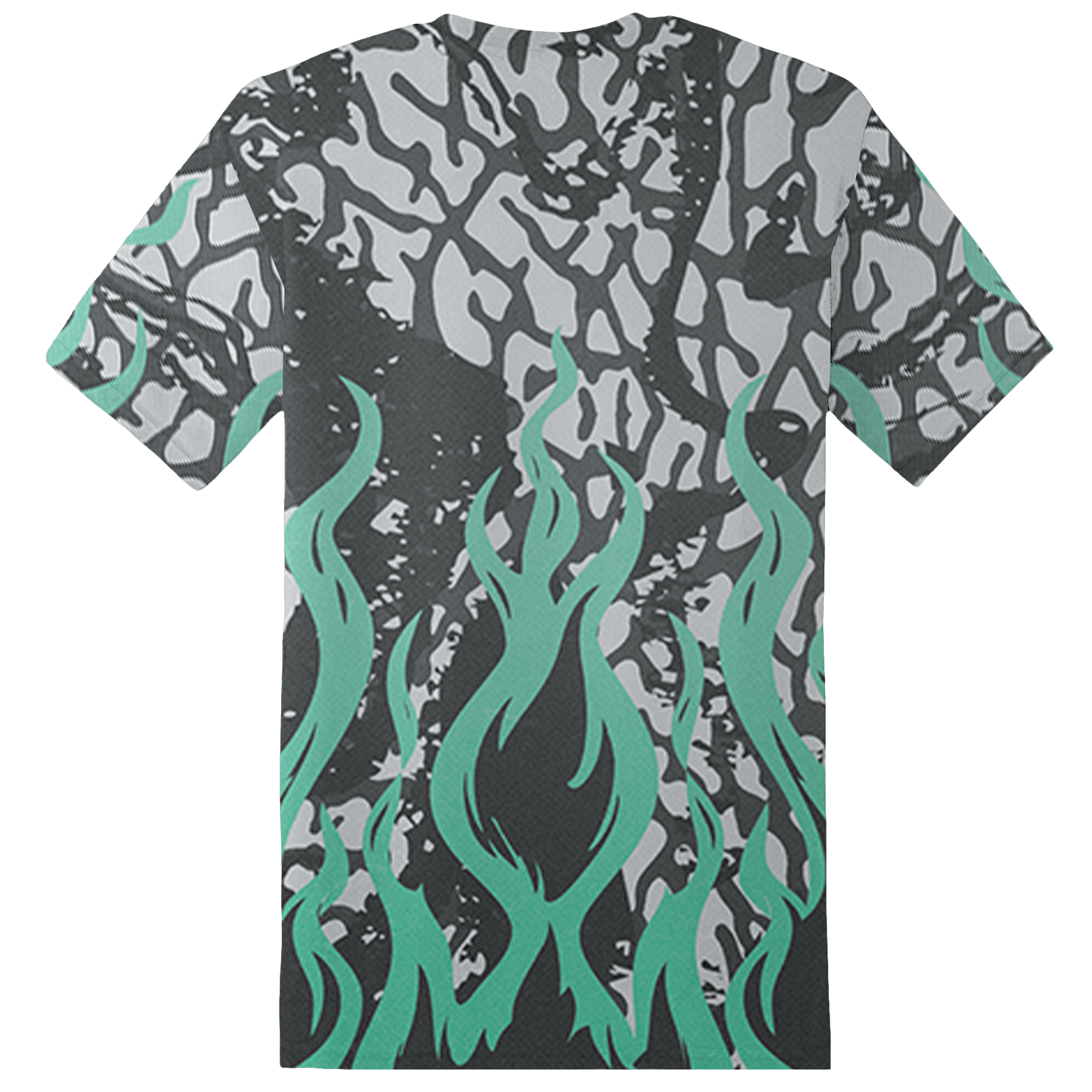 Green Glow 3s T Shirt Match BER Burn Fear 3D All-Over Print - NastyJamz