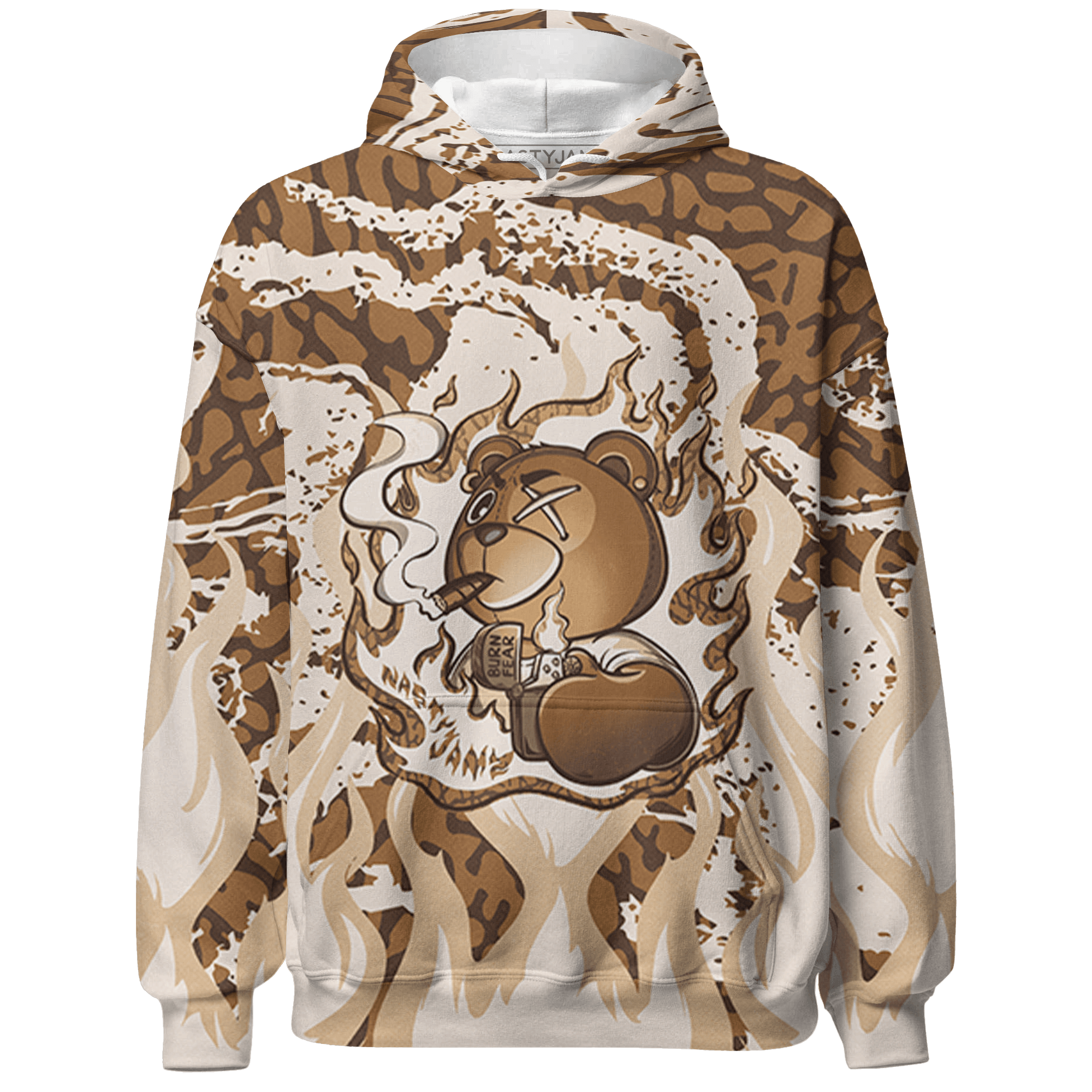 Palomino 3s Hoodie Match BER Burn Fear 3D All-Over Print - NastyJamz