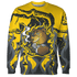 Thunder 4s Sweatshirt Match BER Burn Fear 3D All-Over Print - NastyJamz