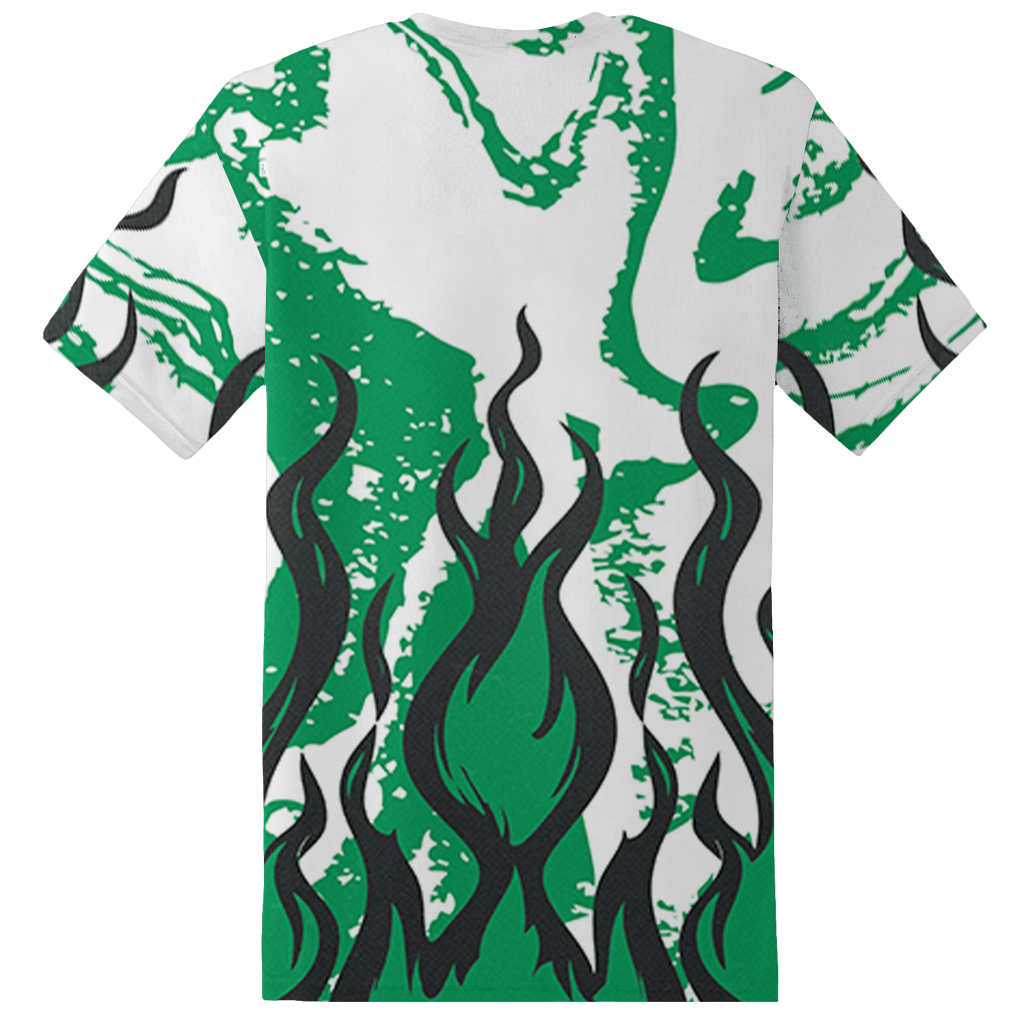 Lucky Green 5s T Shirt Match BER Burn Fear 3D All-Over Print - NastyJamz