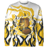 Yellow Ochre 6s Sweatshirt Match BER Burn Fear 3D All-Over Print - NastyJamz