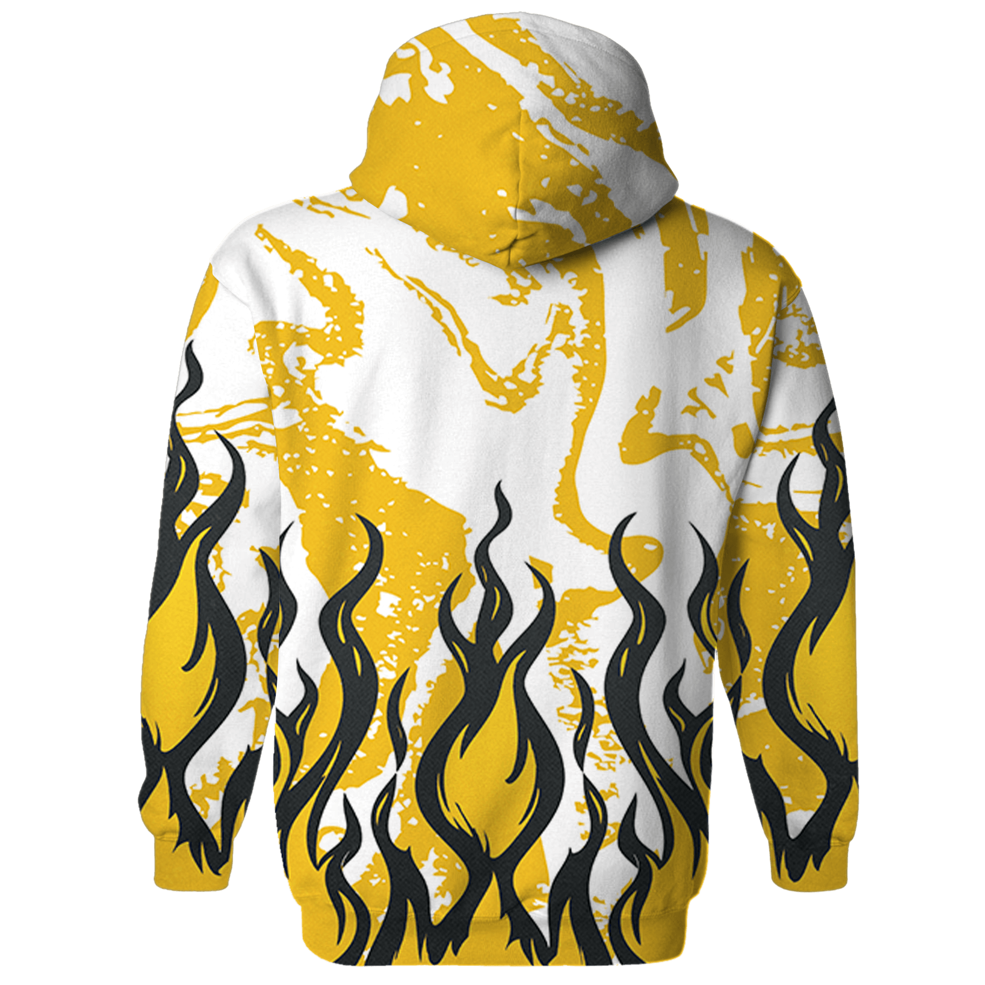Yellow Ochre 6s Hoodie Match BER Burn Fear 3D All-Over Print - NastyJamz
