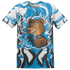 Powder Blue 9s T Shirt Match BER Burn Fear 3D All-Over Print - NastyJamz