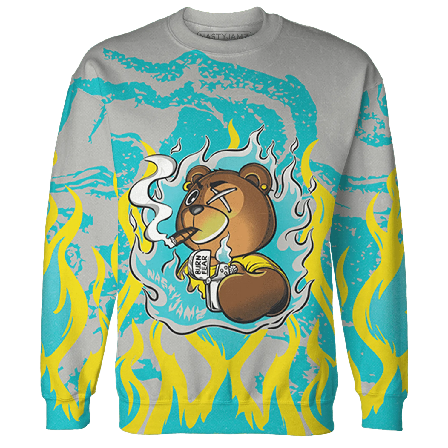 NBL-Cyan-Burst-9060-Sweatshirt-Match-BER-Burn-Fear-3D