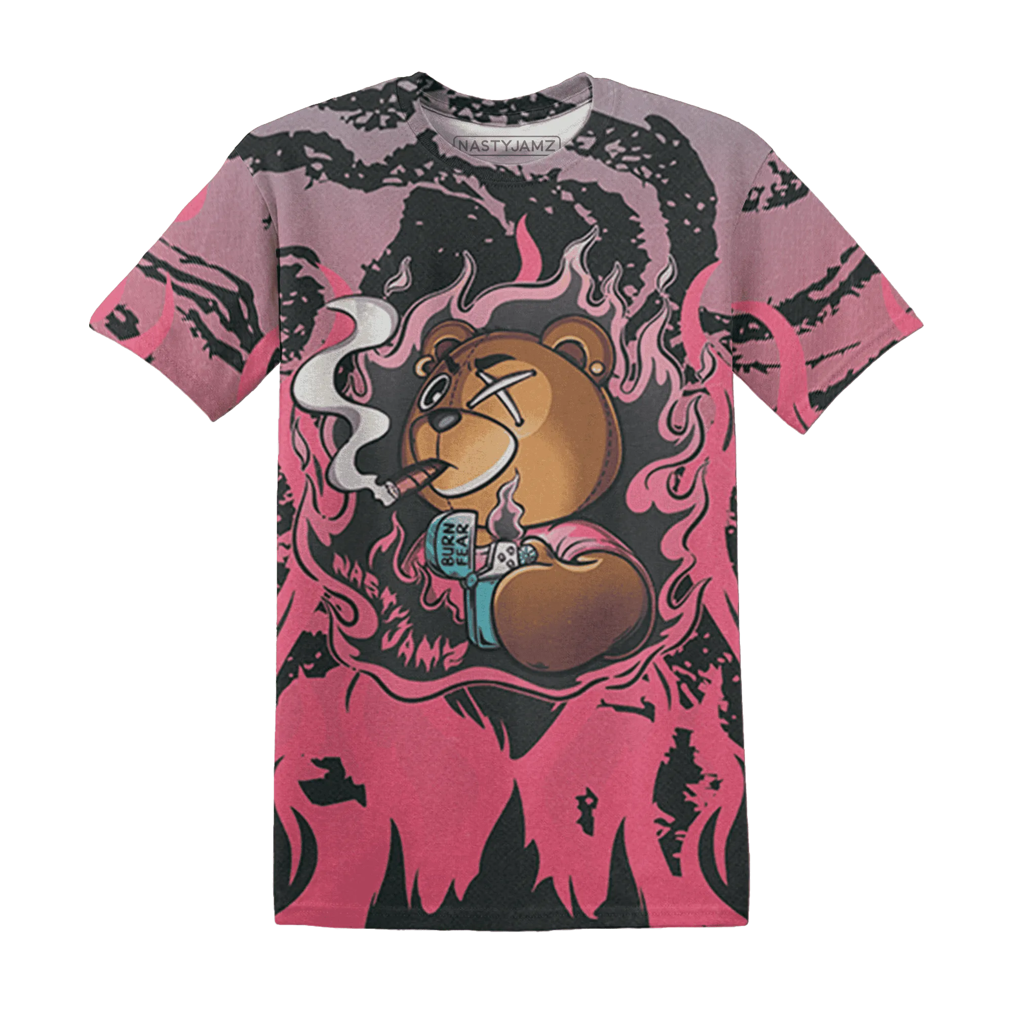 VaporMax-Plus-South-Beach-T-Shirt-Match-BER-Burn-Fear-3D