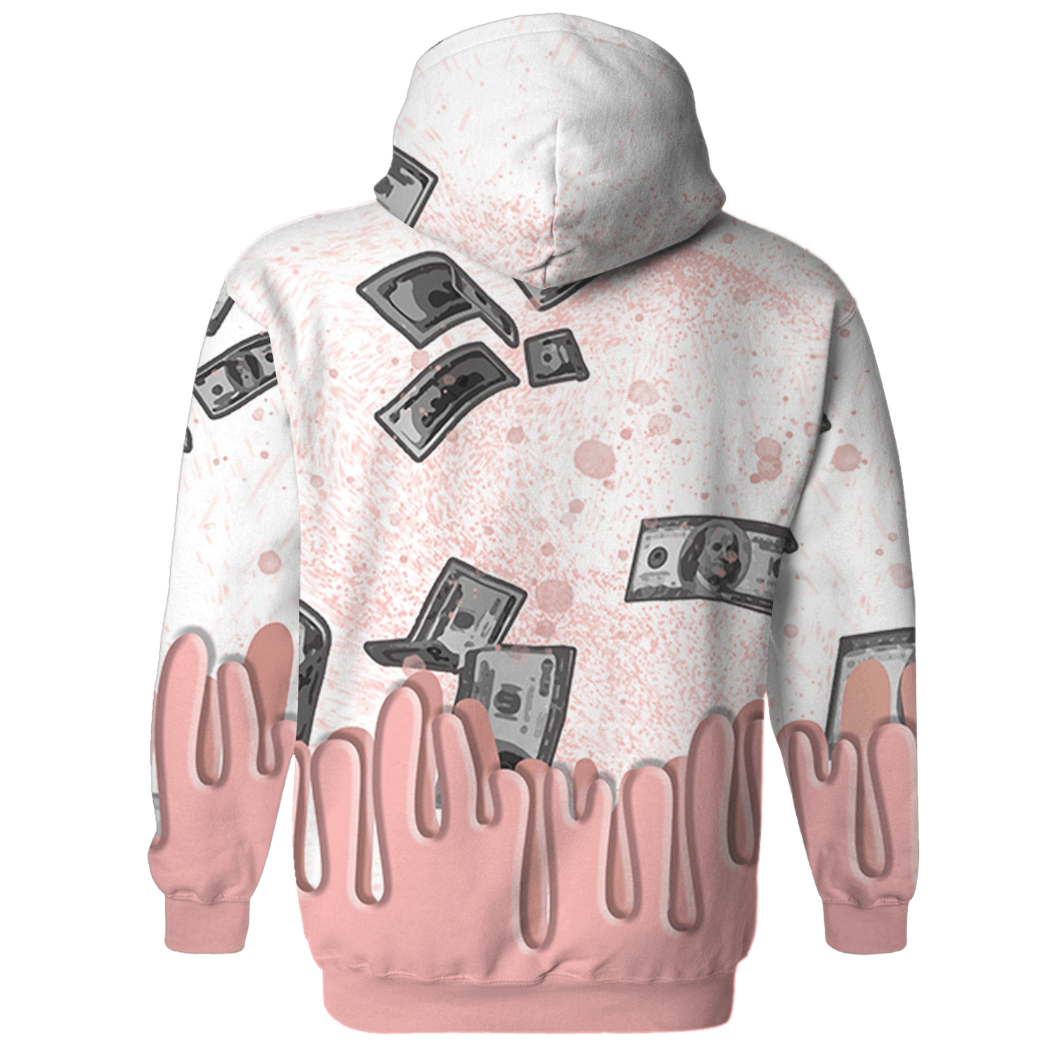 Low Legend Pink 11s Hoodie Match BER Dollar 3D All-Over Print - NastyJamz