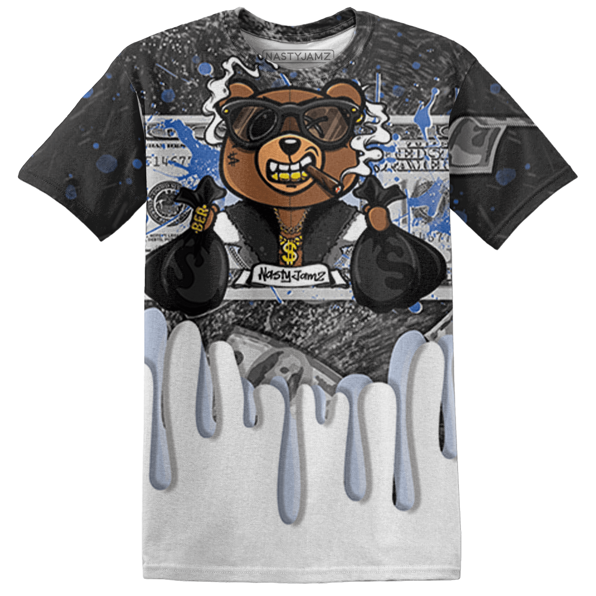 Low Space Jamz 11s T Shirt Match BER Dollar 3D All-Over Print - NastyJamz