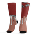 Dune Red 13s Socks Match BER Dollar 3D All-Over Print - NastyJamz