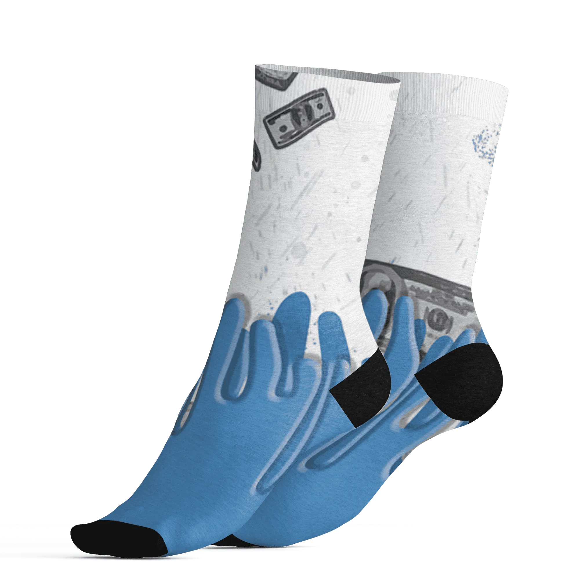 Carolina-Blue-Univercitii-17s-Socks-Match-BER-Dollar-3D