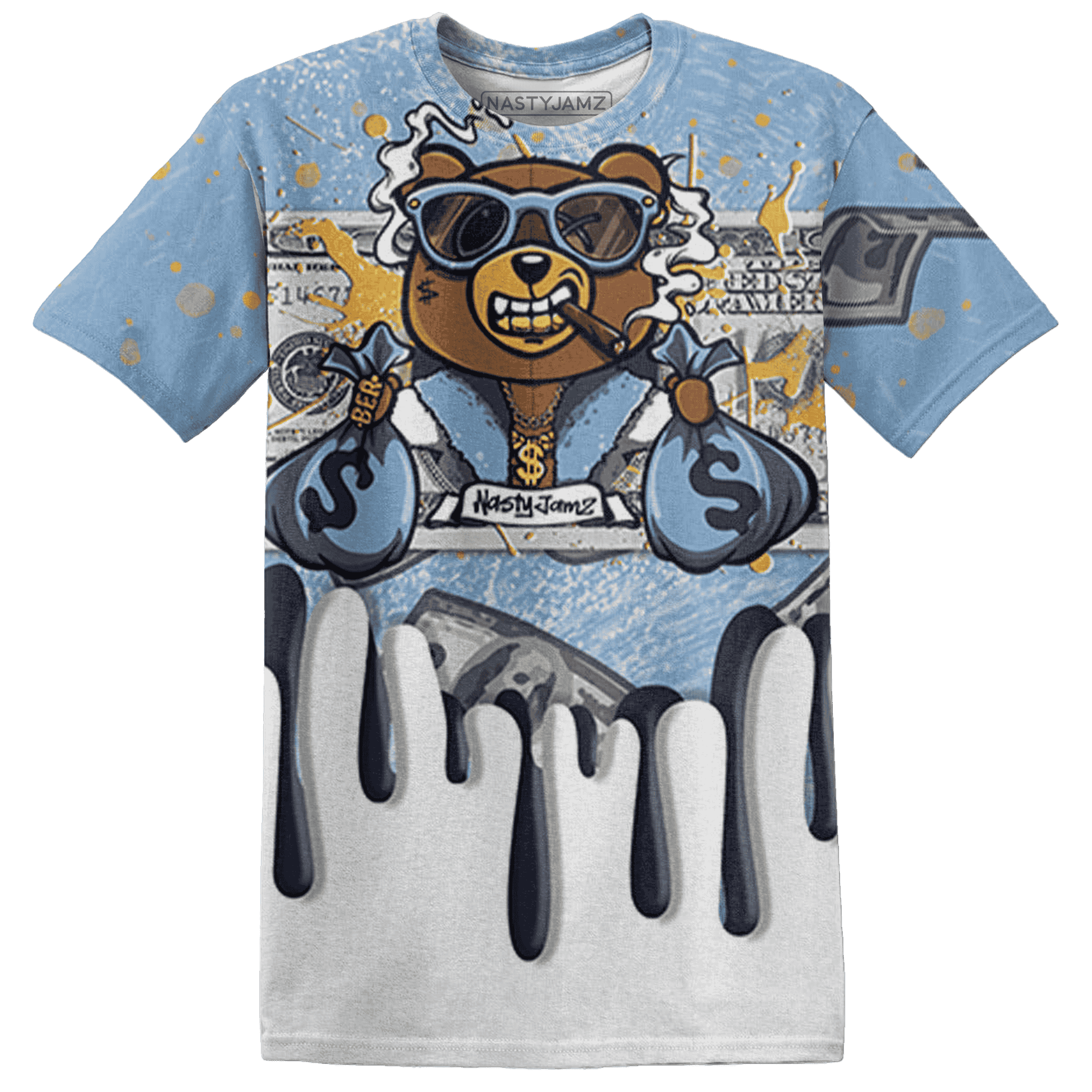 First In Flight 1s T Shirt Match BER Dollar 3D All-Over Print - NastyJamz