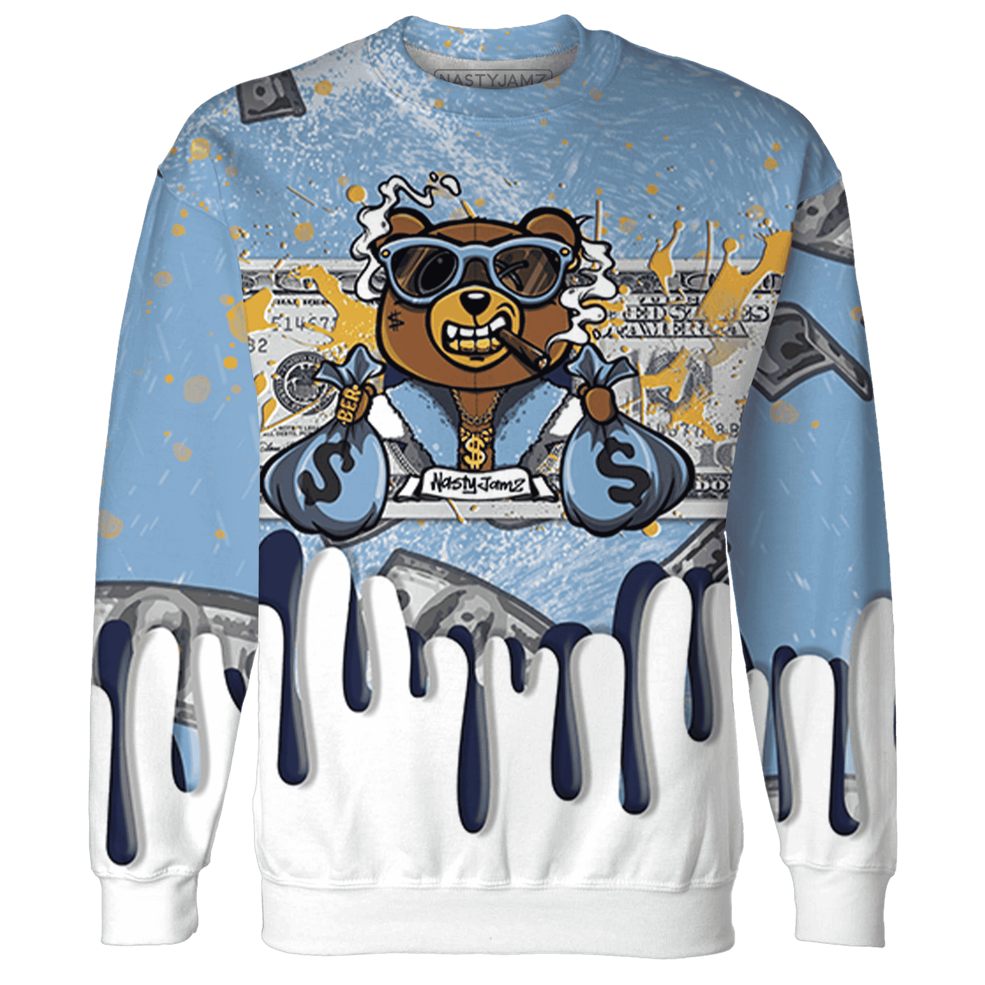 First In Flight 1s Sweatshirt Match BER Dollar 3D All-Over Print - NastyJamz