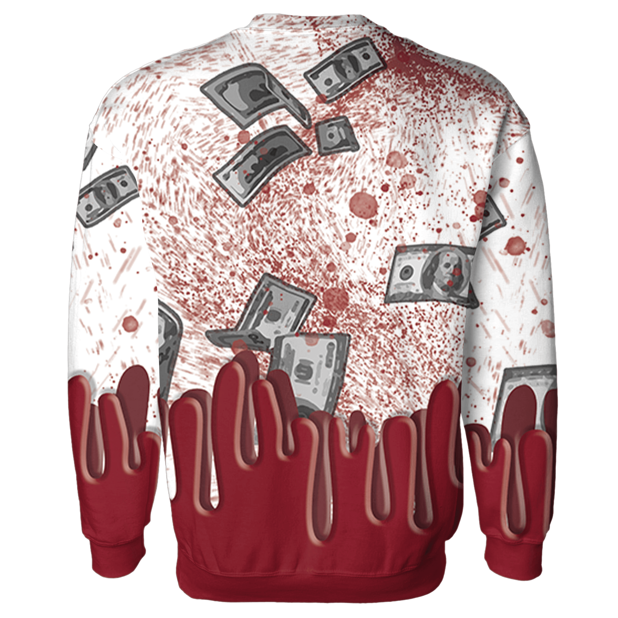 High 85 Metallic Burgundy 1s Sweatshirt Match BER Dollar 3D All-Over Print - NastyJamz