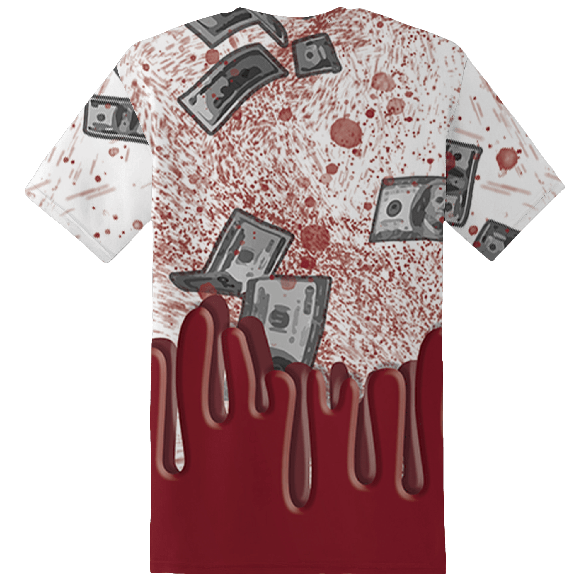 High 85 Metallic Burgundy 1s T Shirt Match BER Dollar 3D All-Over Print - NastyJamz