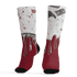 High 85 Metallic Burgundy 1s Socks Match BER Dollar 3D All-Over Print - NastyJamz