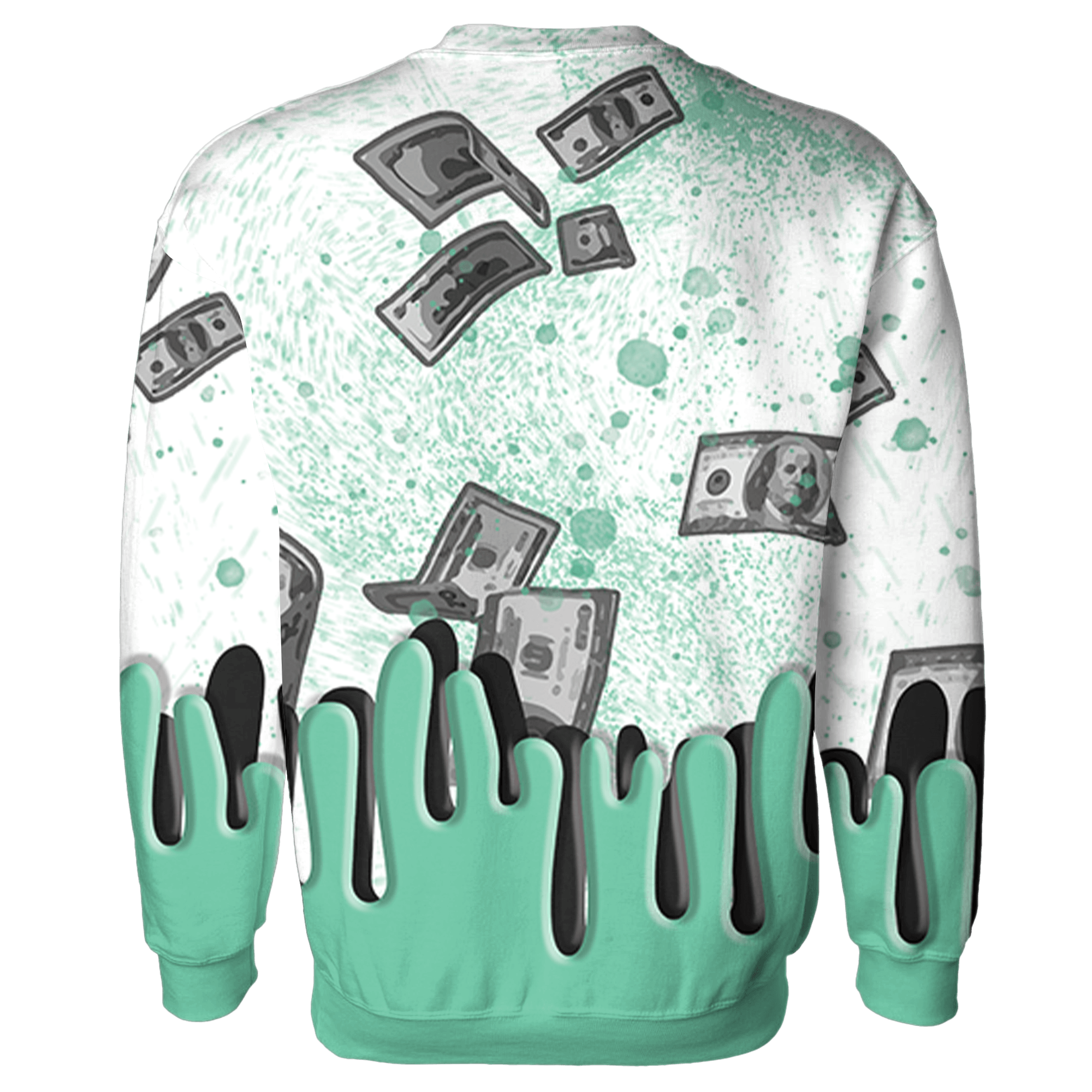 High OG Green Glow 1s Sweatshirt Match BER Dollar 3D All-Over Print - NastyJamz
