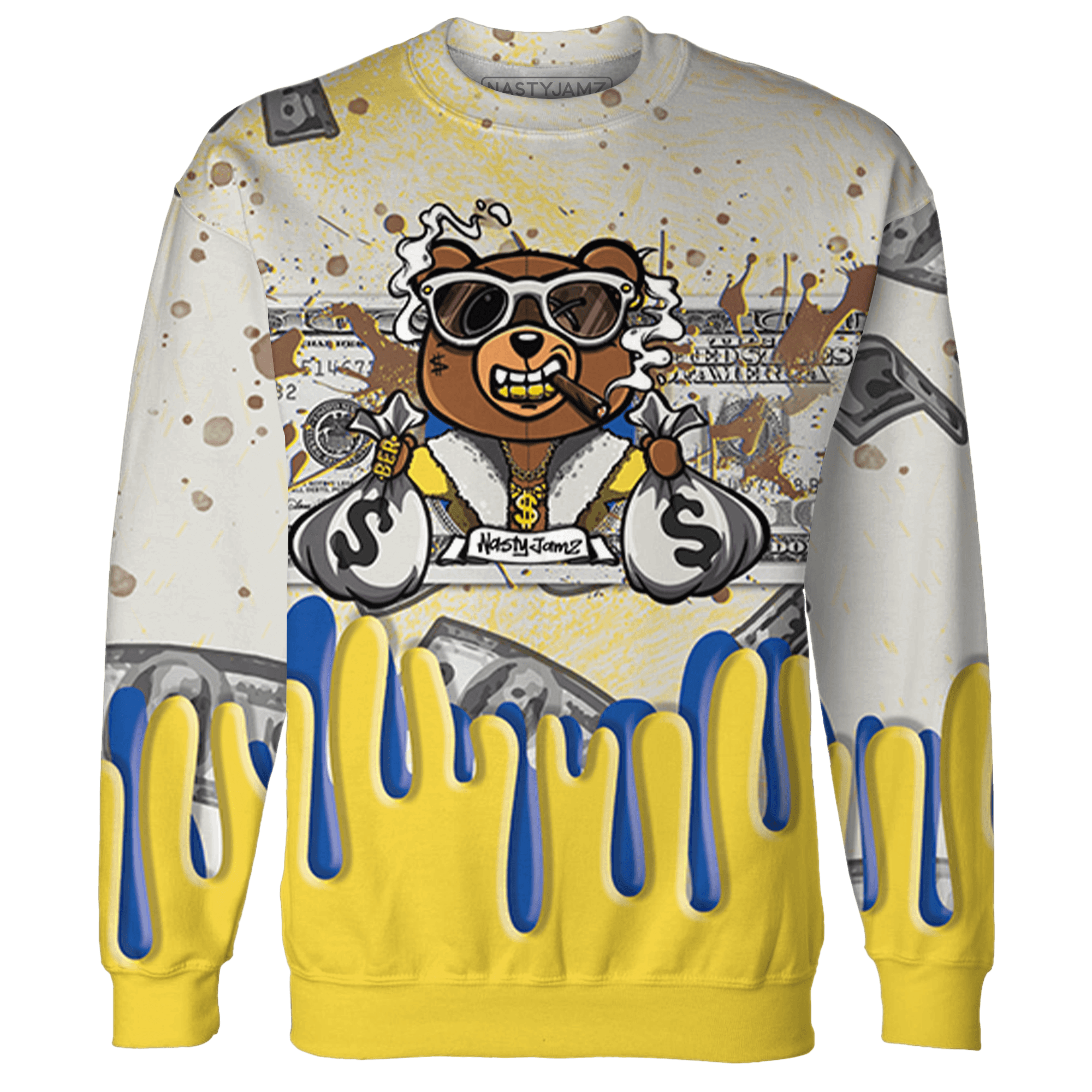 Low OG Canary TVSC 1s Sweatshirt Match BER Dollar 3D All-Over Print - NastyJamz
