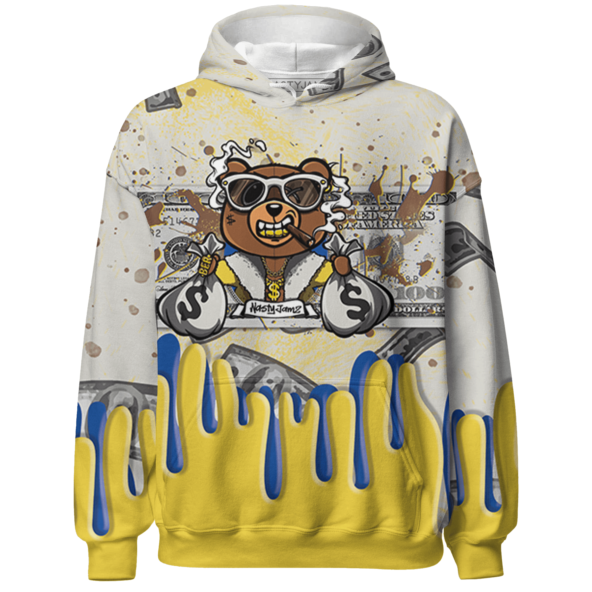 Low OG Canary TVSC 1s Hoodie Match BER Dollar 3D All-Over Print - NastyJamz