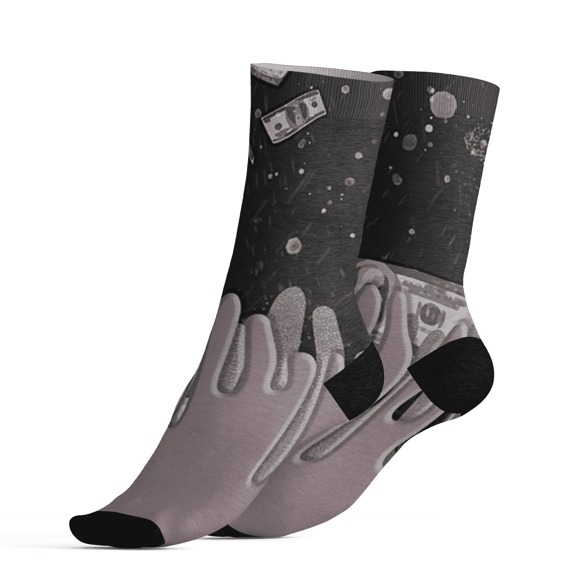 Black-Violet-Ore-3s-Socks-Match-BER-Dollar-3D