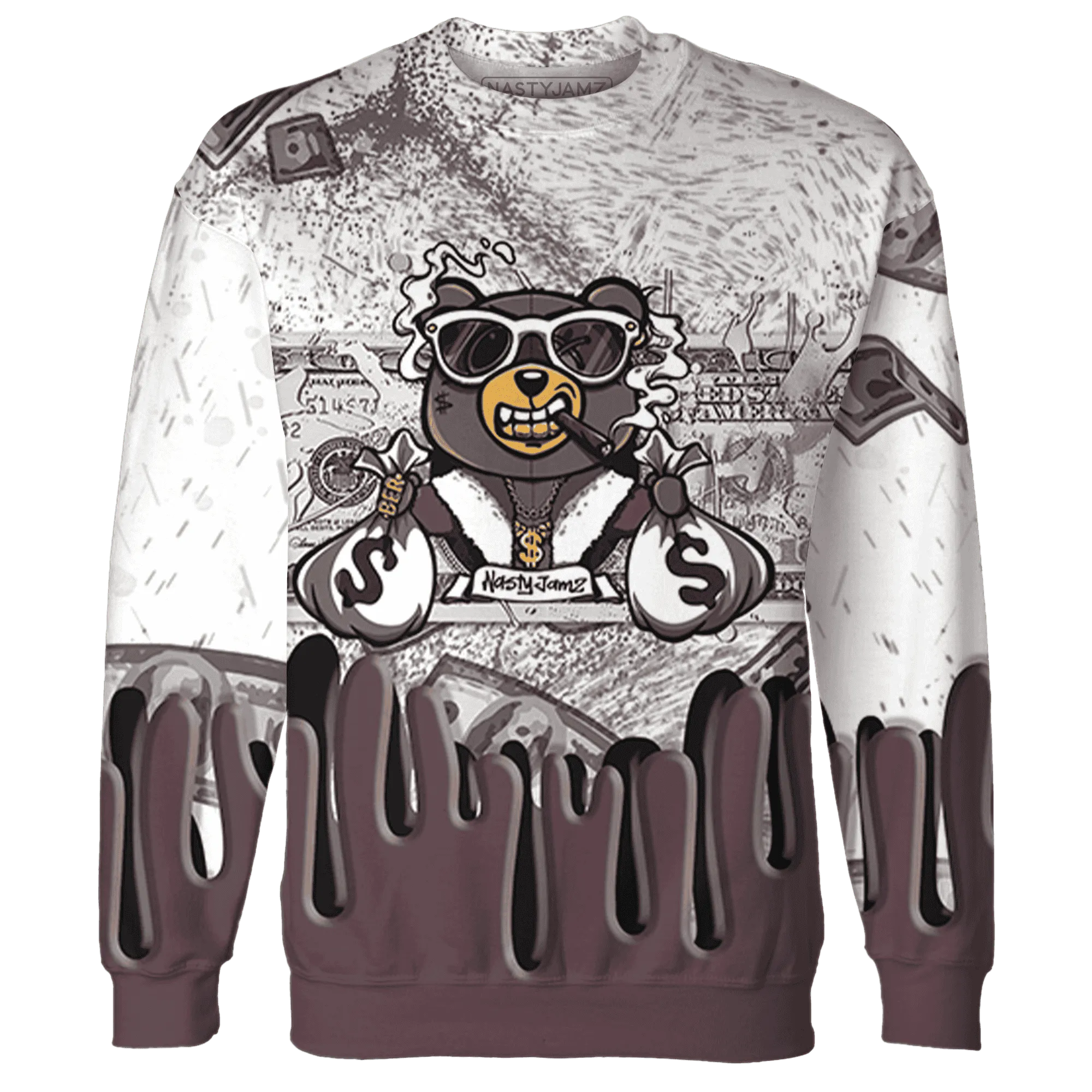 Burgundy-Crush-3s-Sweatshirt-Match-BER-Dollar-3D