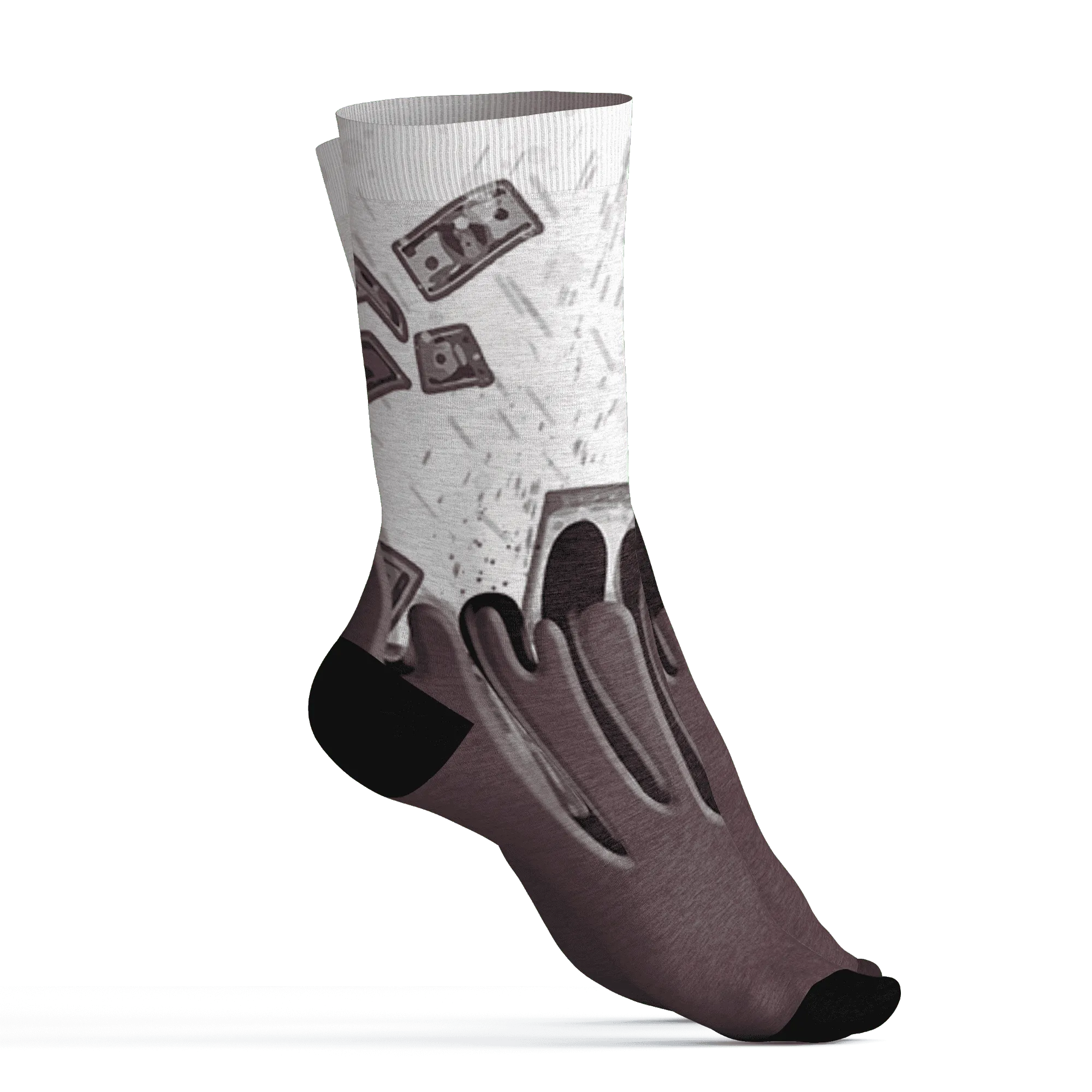 Burgundy-Crush-3s-Socks-Match-BER-Dollar-3D