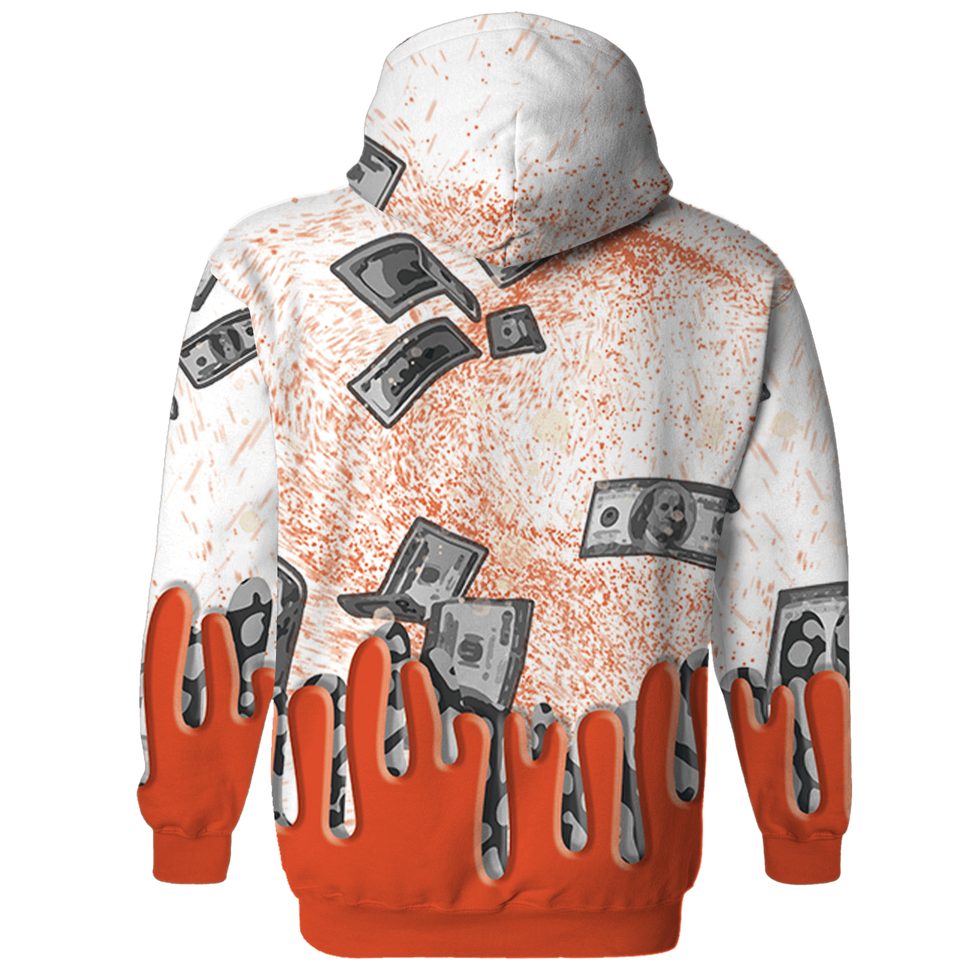 Georgia Peach 3s Hoodie Match BER Dollar 3D All-Over Print - NastyJamz