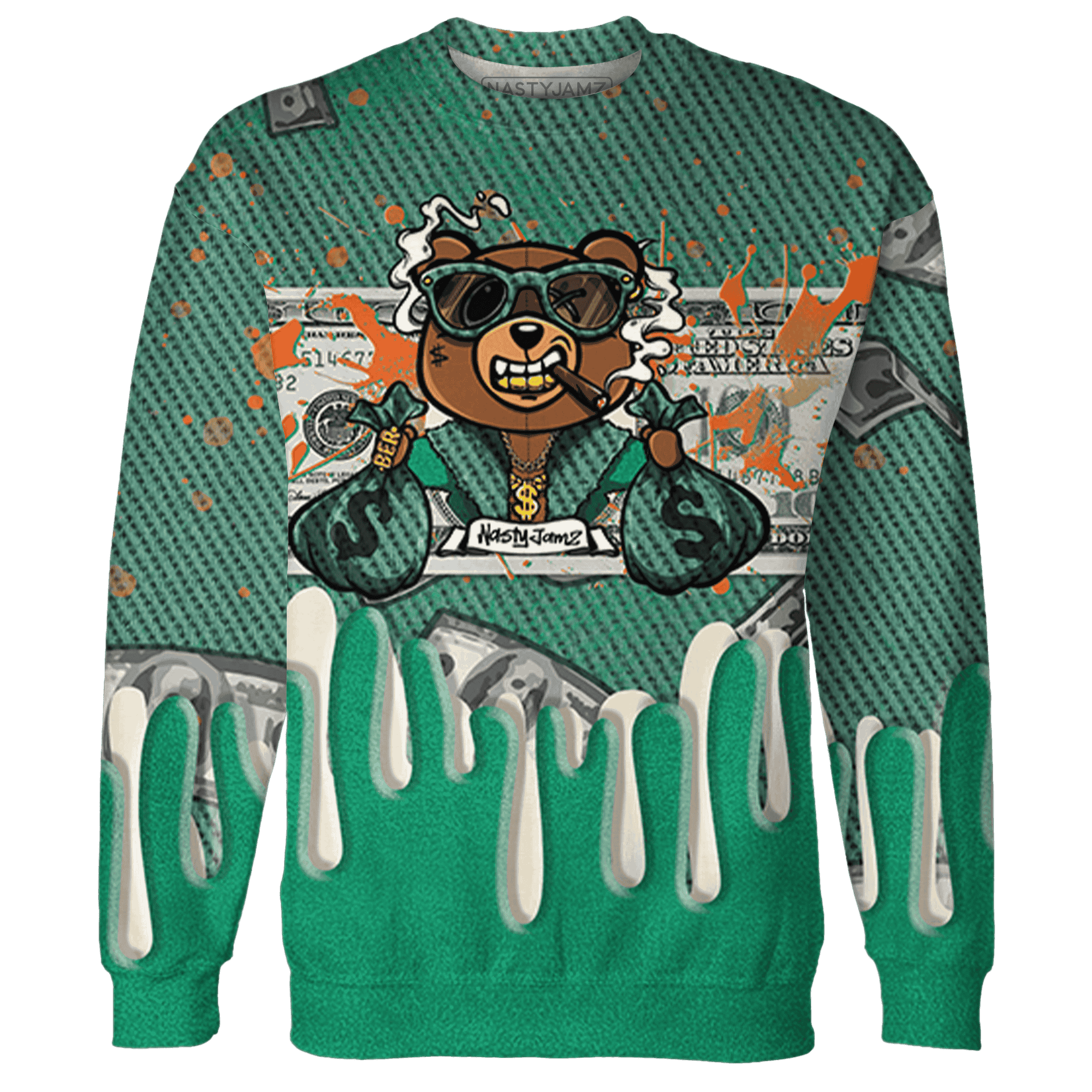 Nina CN Abney 3s Sweatshirt Match BER Dollar 3D All-Over Print - NastyJamz