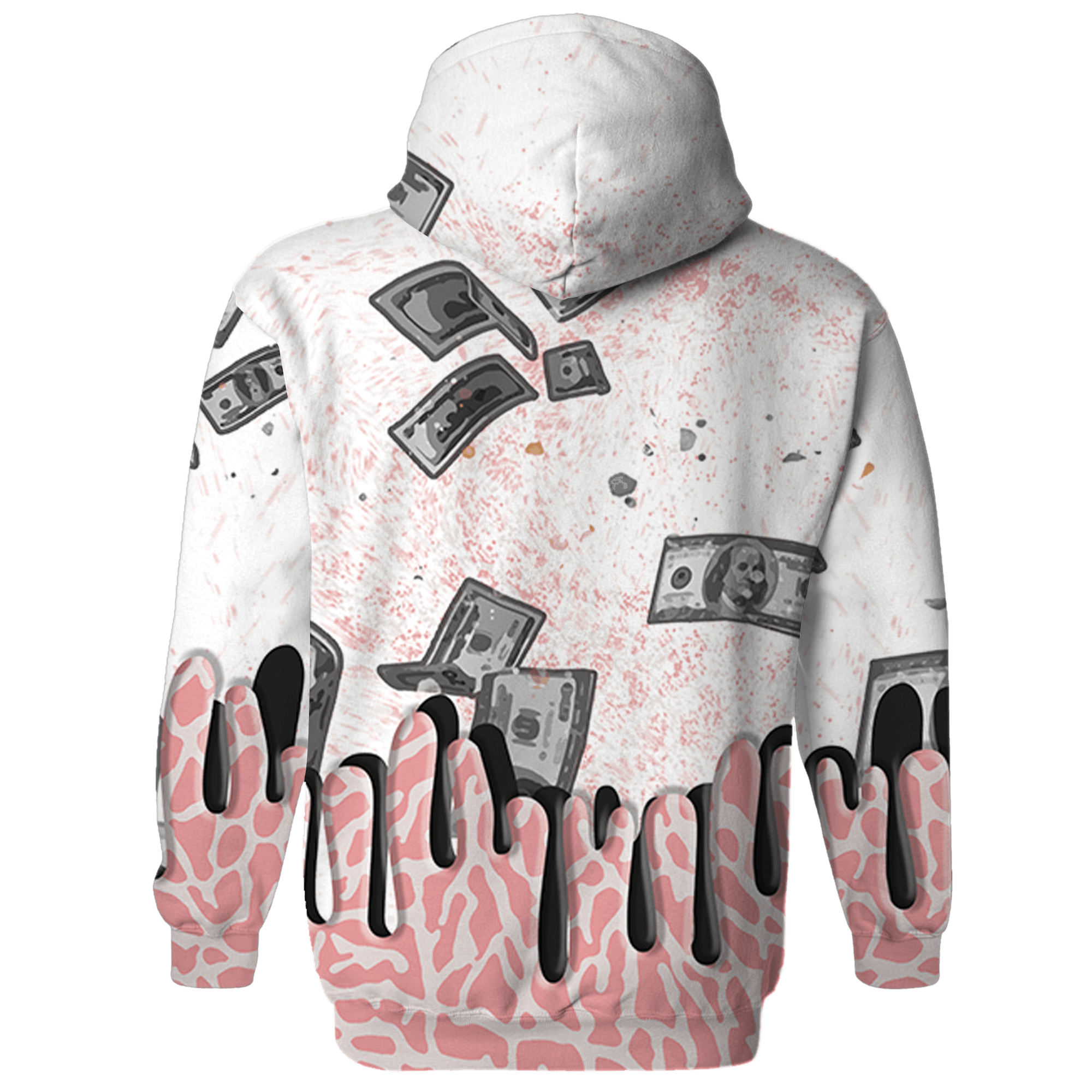 Red Stardust 3s Hoodie Match BER Dollar 3D All-Over Print - NastyJamz