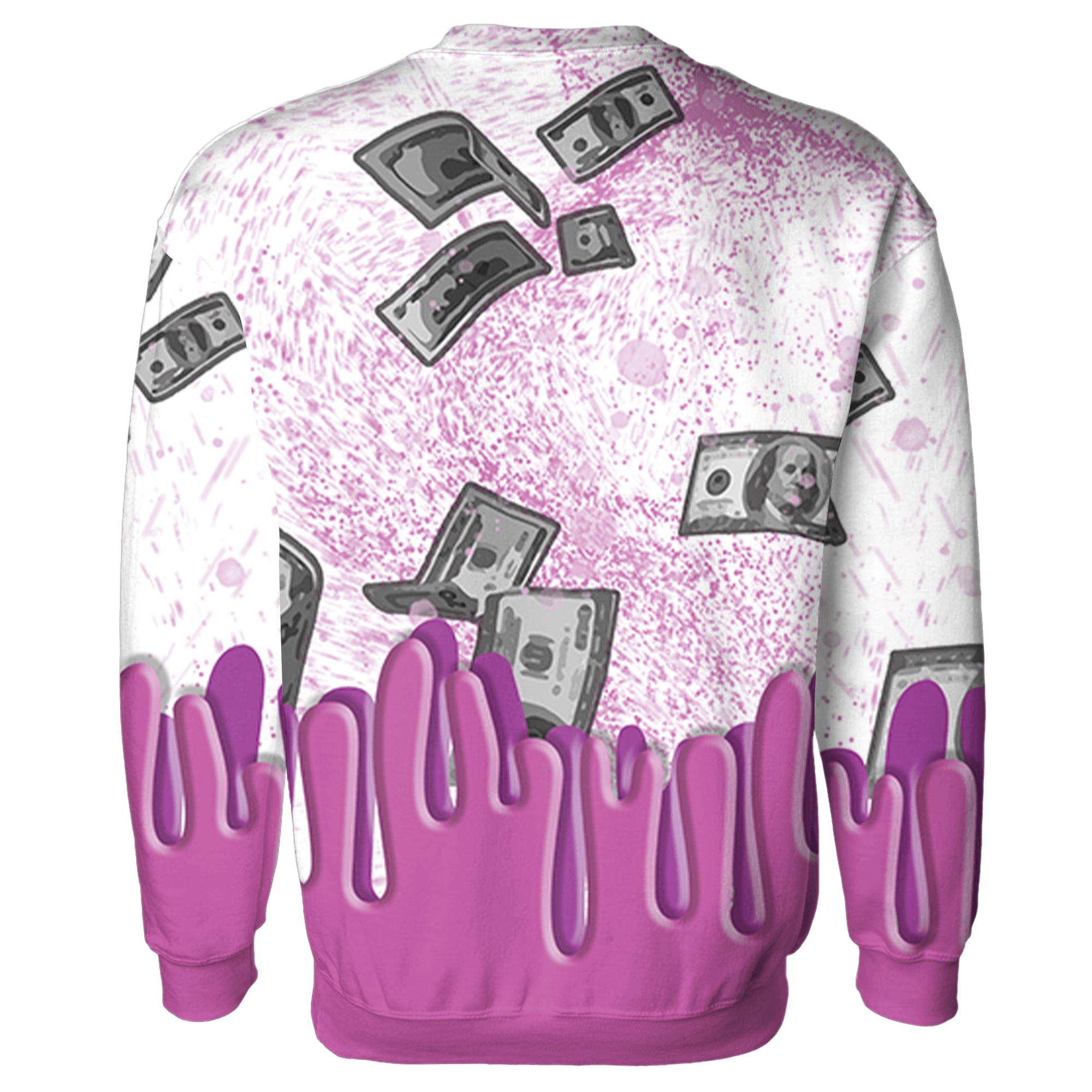 GS Hyper Violet 4s Sweatshirt Match BER Dollar 3D All-Over Print - NastyJamz