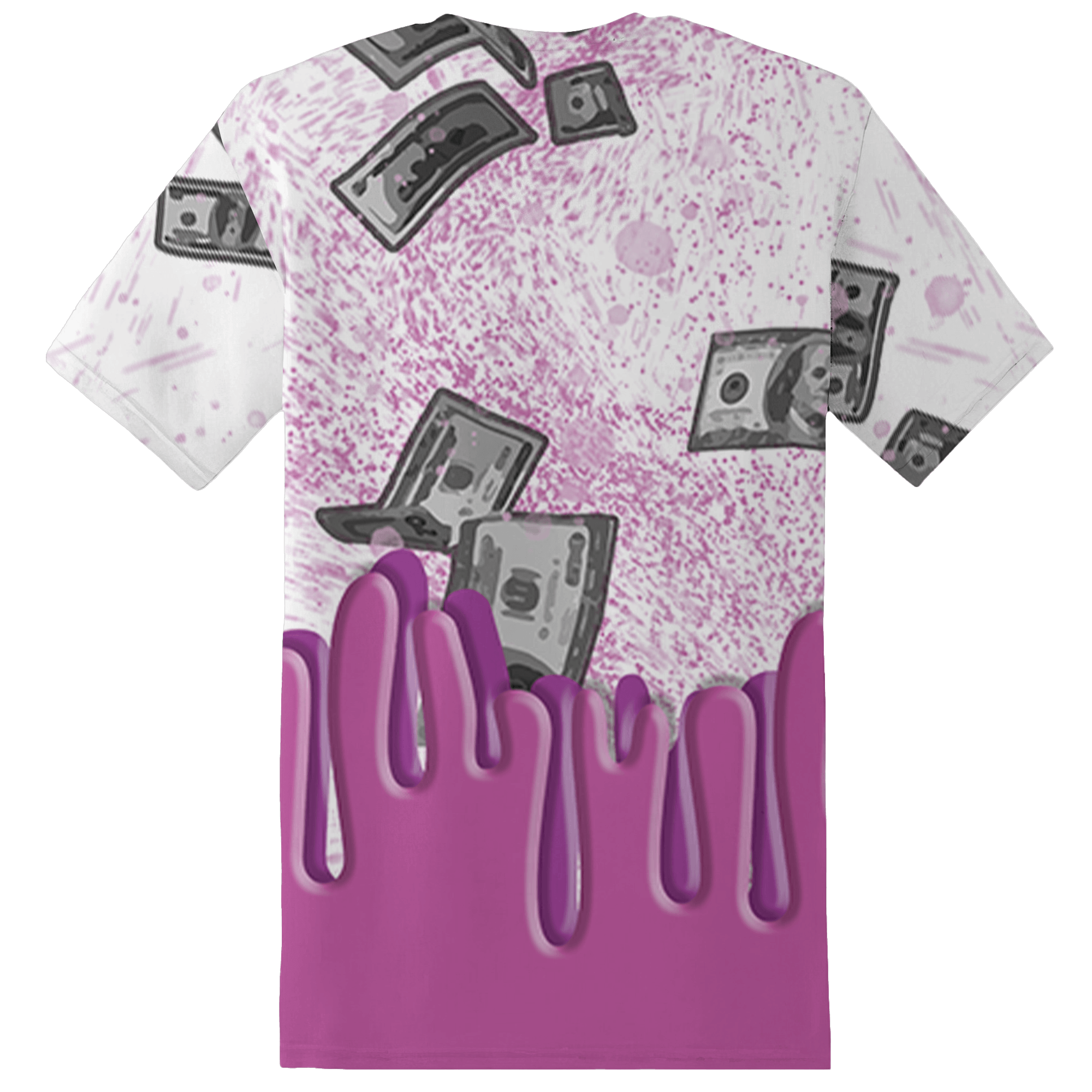 GS Hyper Violet 4s T Shirt Match BER Dollar 3D All-Over Print - NastyJamz