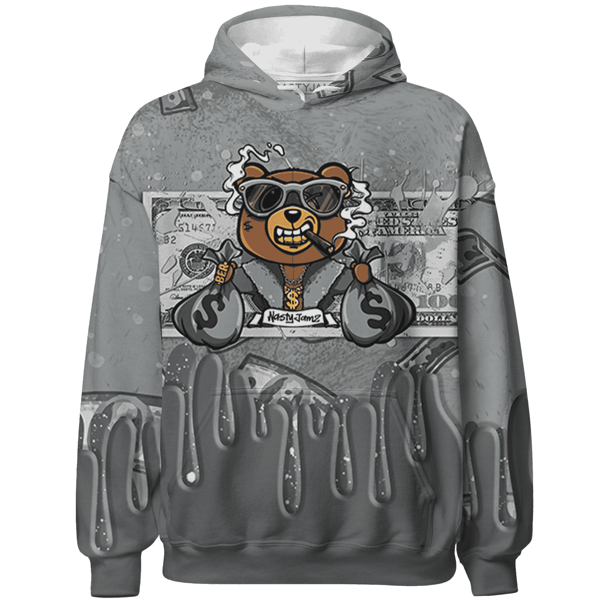 Paris Olympicsss 4s Hoodie Match BER Dollar 3D All-Over Print - NastyJamz