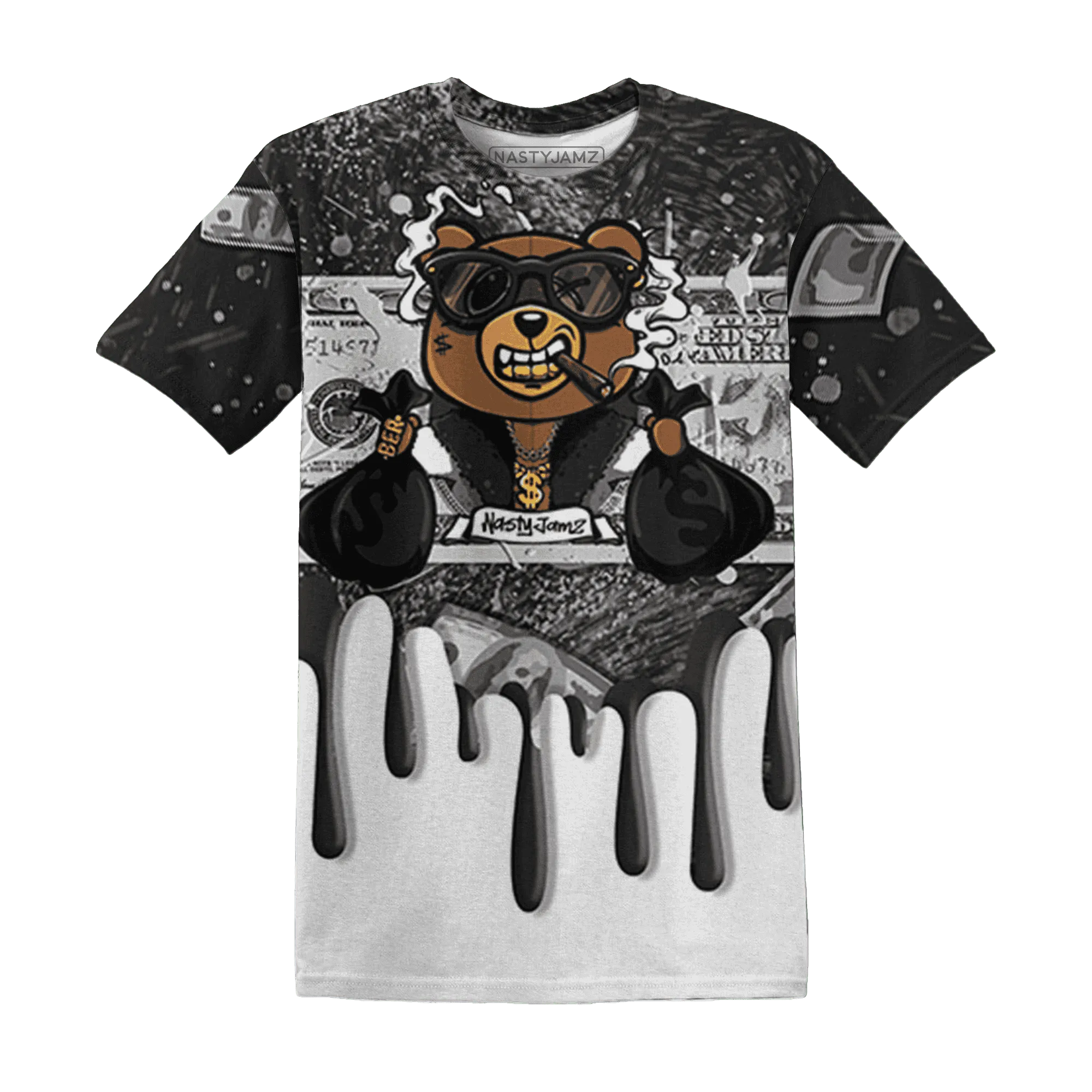 White-Thunder-4s-T-Shirt-Match-BER-Dollar-3D