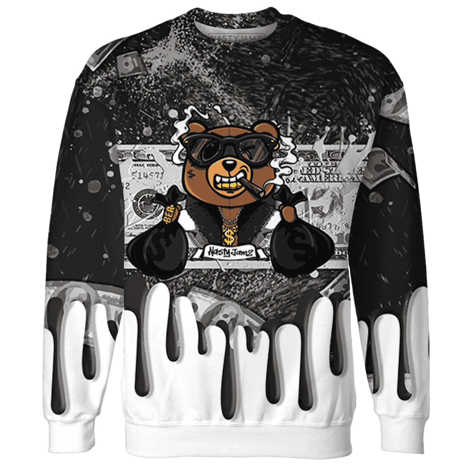 White-Thunder-4s-Sweatshirt-Match-BER-Dollar-3D